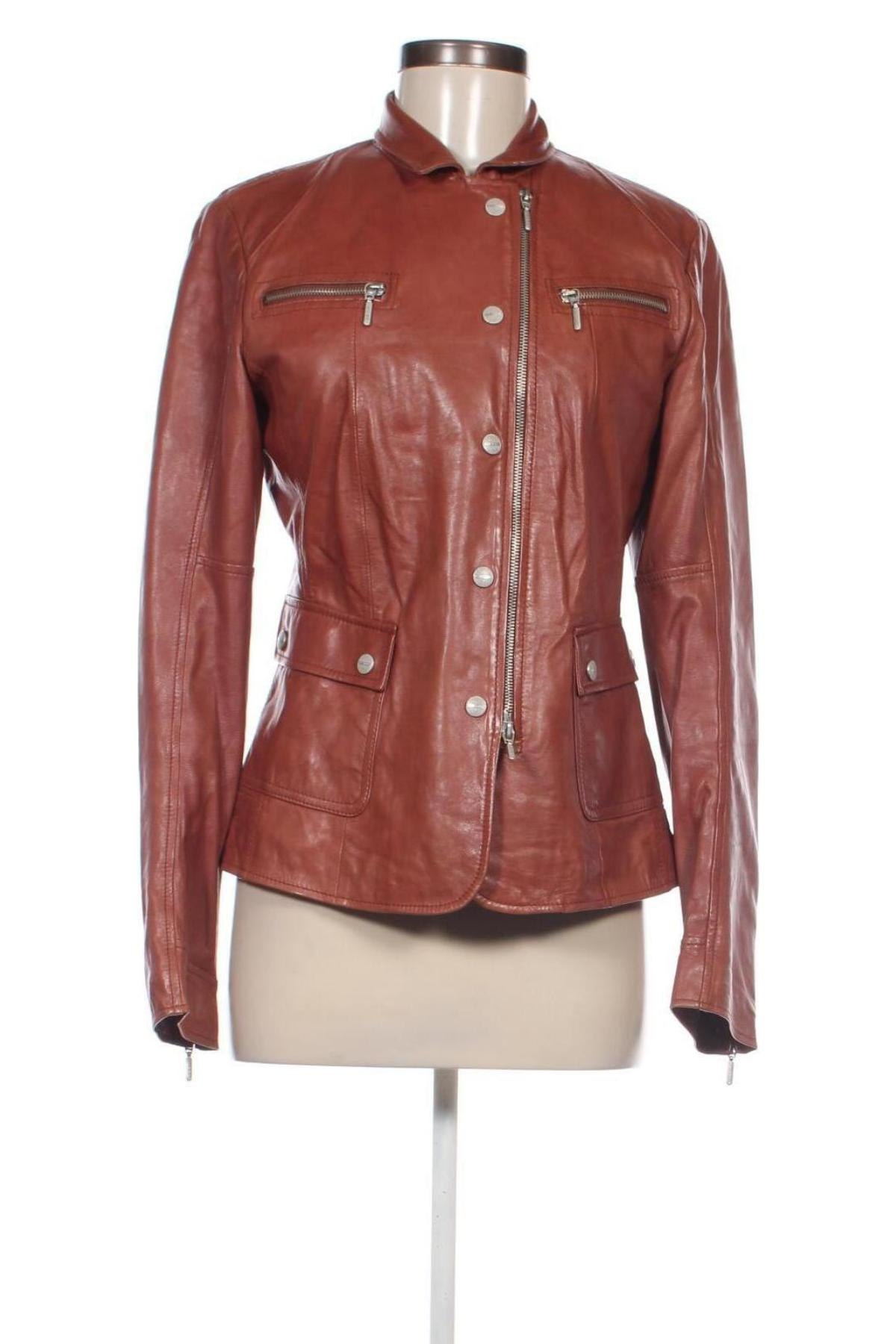 Damen Lederjacke Geox, Größe M, Farbe Braun, Preis € 138,99