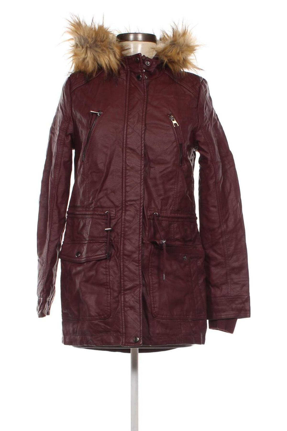 Damen Lederjacke LC Waikiki, Größe S, Farbe Rot, Preis 31,49 €