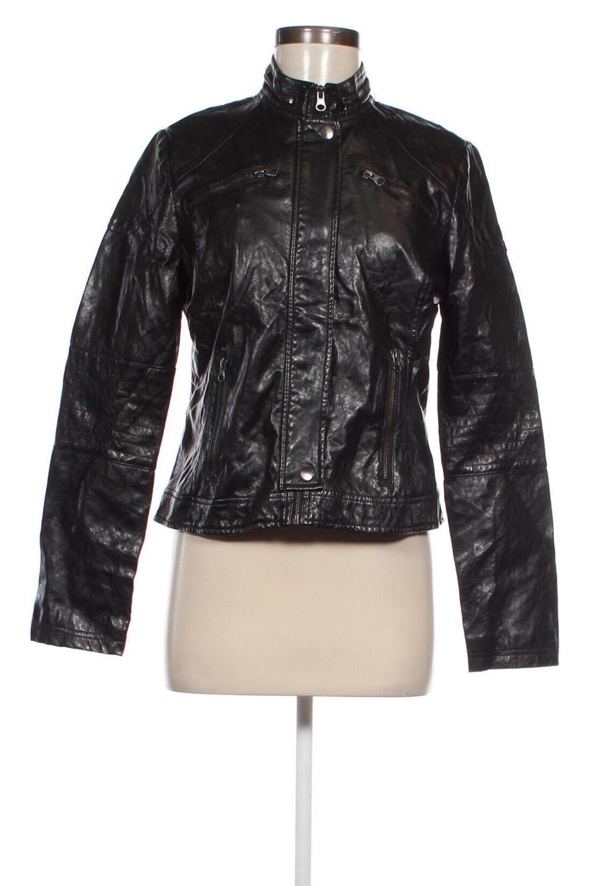 Damen Lederjacke Maralyn & Me, Größe L, Farbe Schwarz, Preis 16,99 €