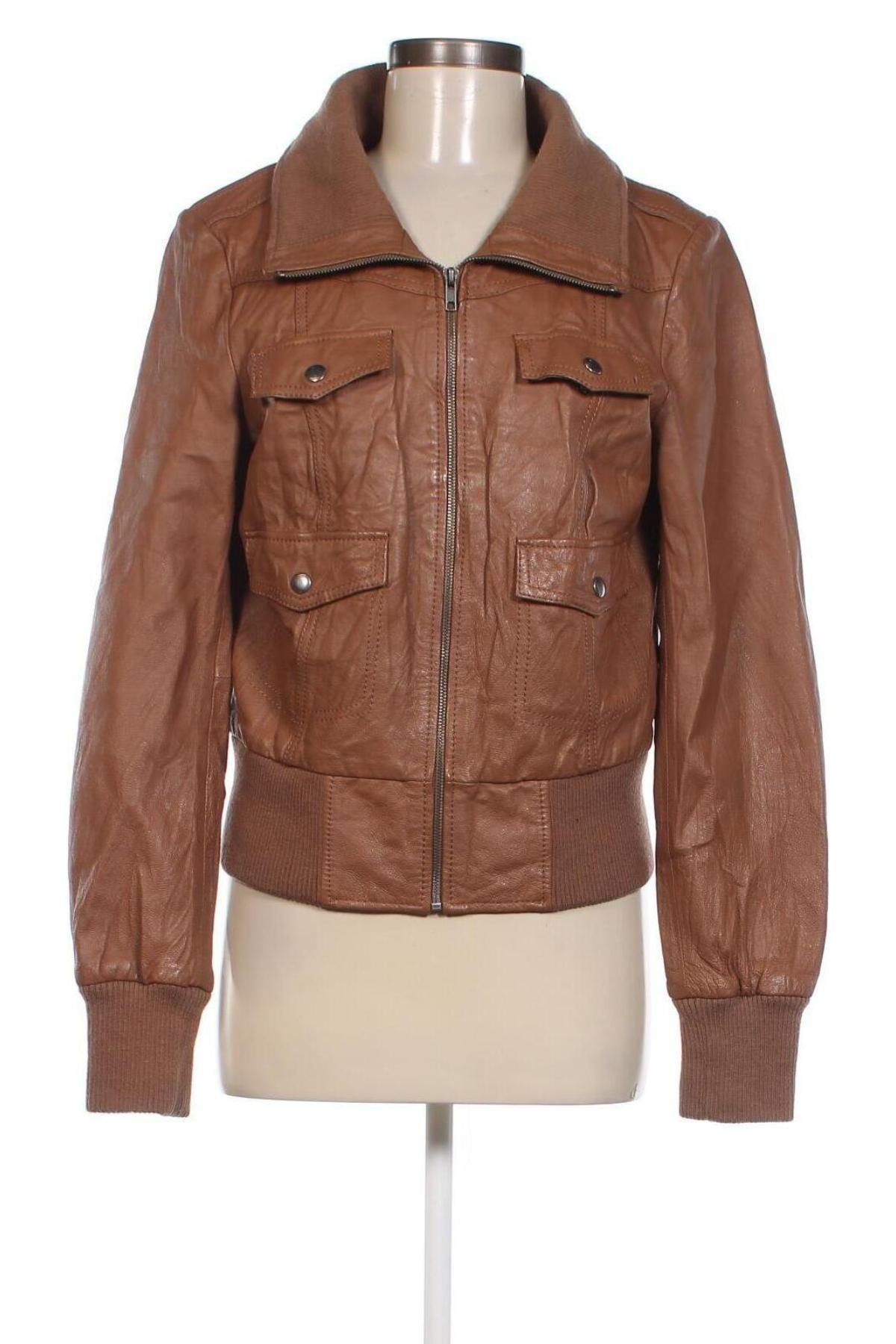 Damen Lederjacke ONLY, Größe S, Farbe Braun, Preis € 34,49