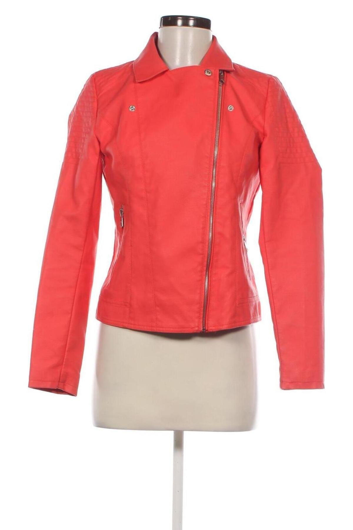 Damen Lederjacke ONLY, Größe S, Farbe Rot, Preis € 14,99