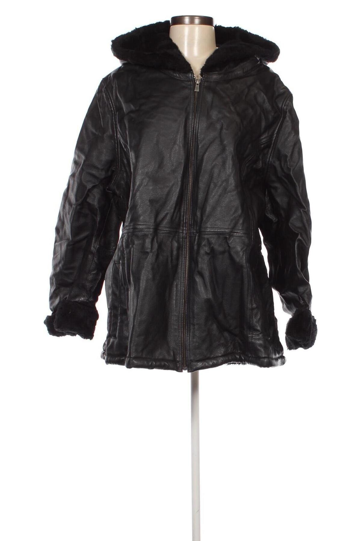 Damen Lederjacke Sonoma, Größe XL, Farbe Schwarz, Preis 67,99 €