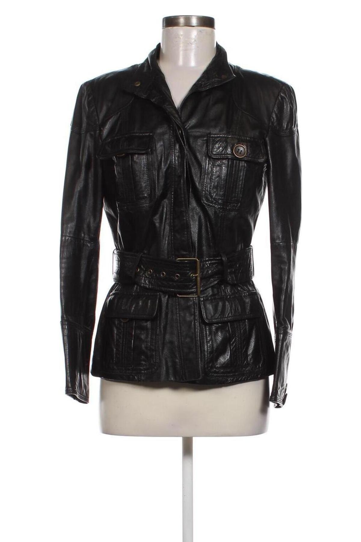 Damen Lederjacke Zara, Größe M, Farbe Schwarz, Preis € 45,52