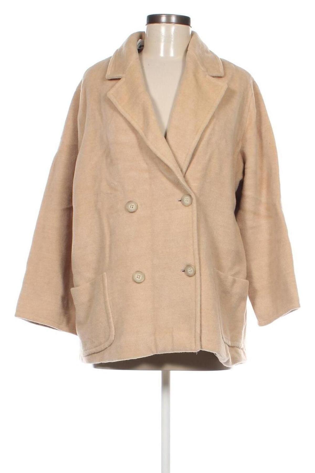 Damenmantel Max Mara, Größe L, Farbe Beige, Preis 179,03 €