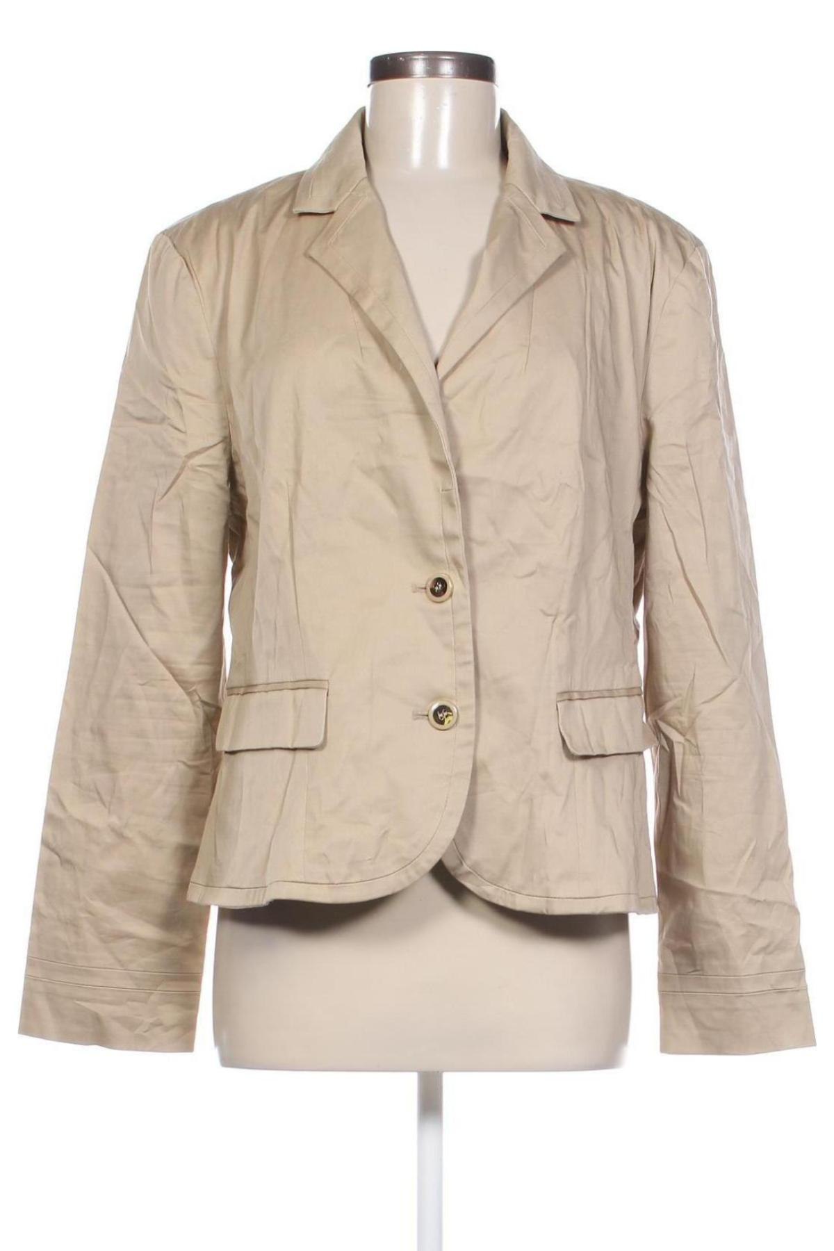 Damen Blazer 7th Avenue, Größe L, Farbe Beige, Preis € 11,99