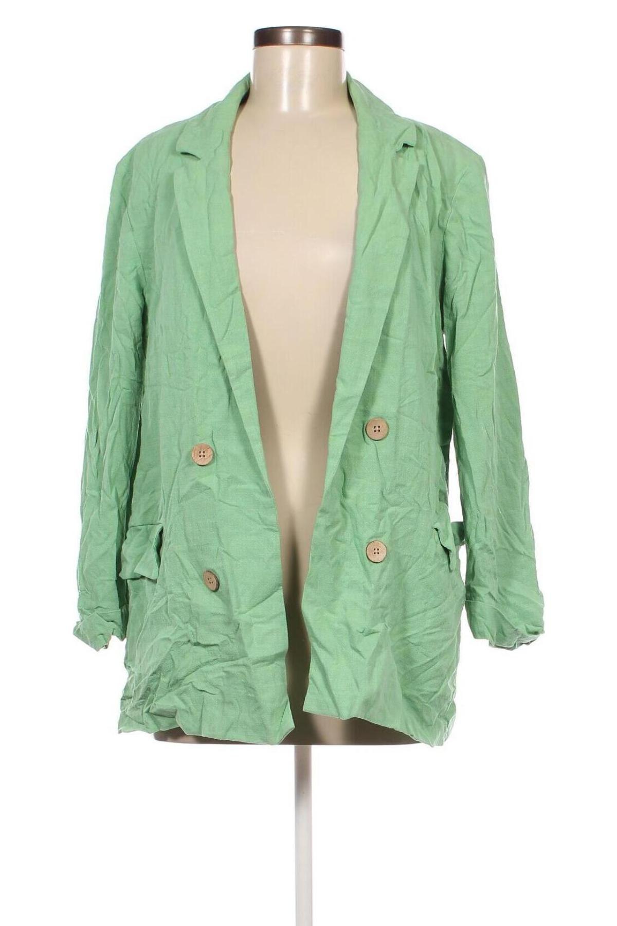 Damen Blazer Stradivarius, Größe L, Farbe Grün, Preis € 33,99