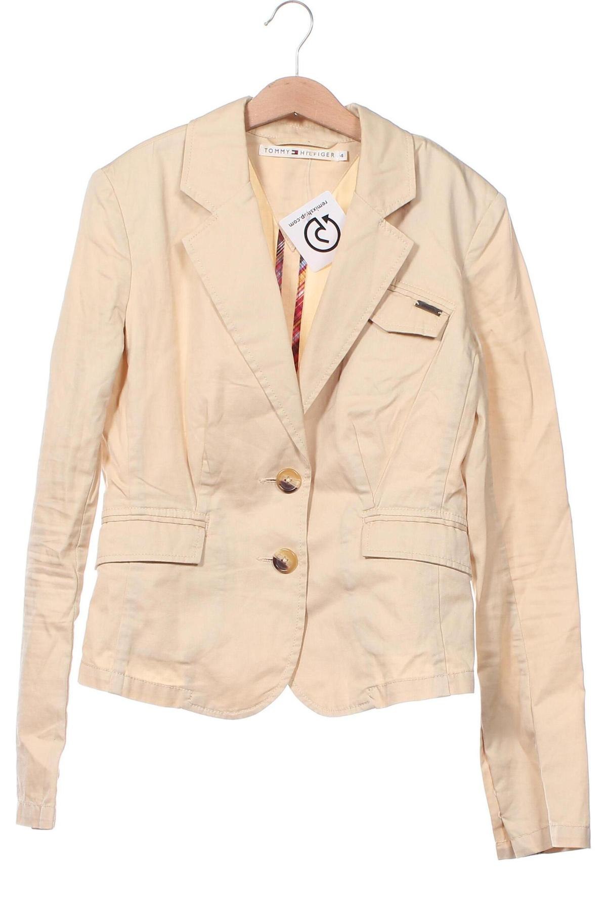 Damen Blazer Tommy Hilfiger, Größe XXS, Farbe Beige, Preis € 46,48