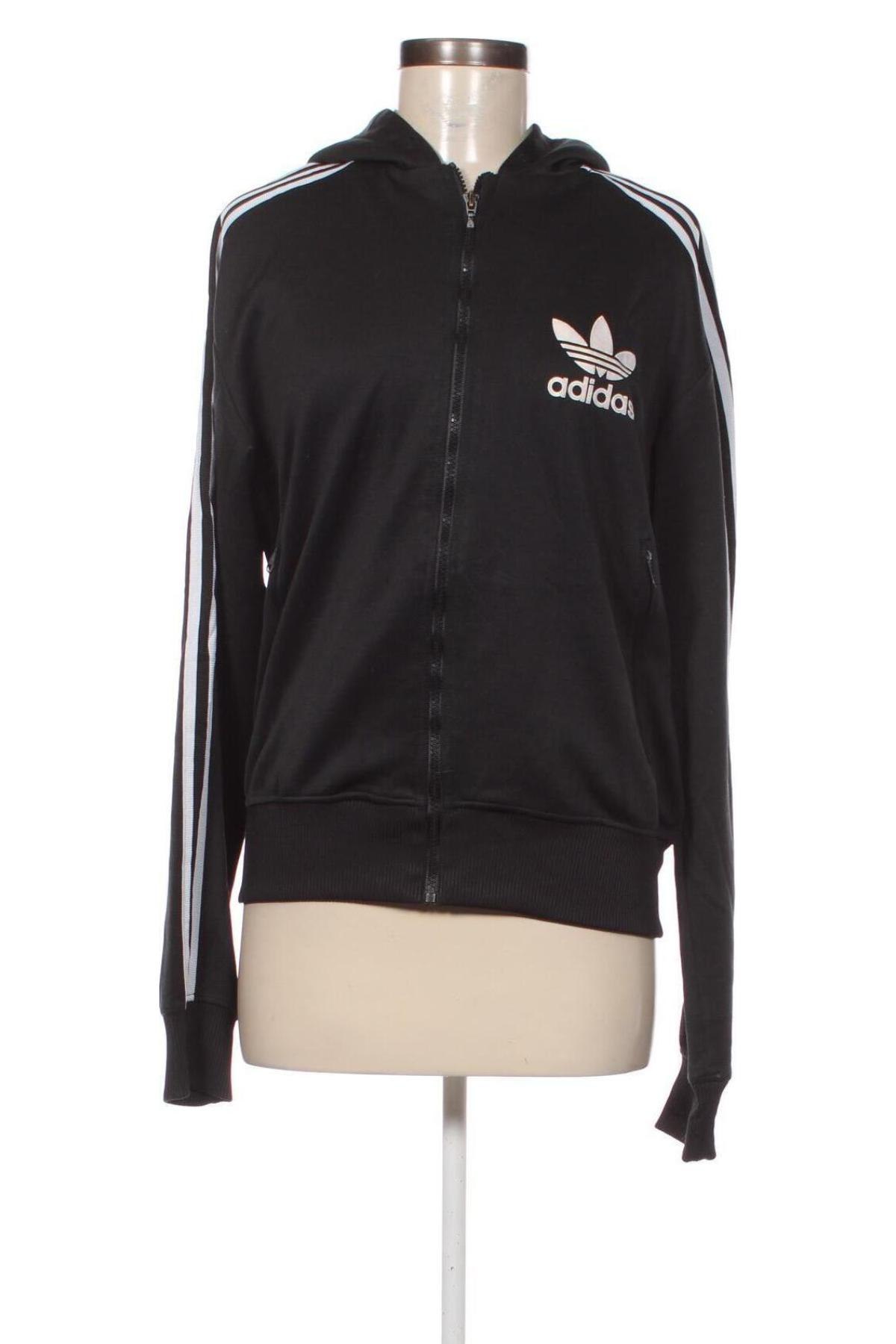 Damen Sportoberteil Adidas, Größe L, Farbe Schwarz, Preis 30,99 €