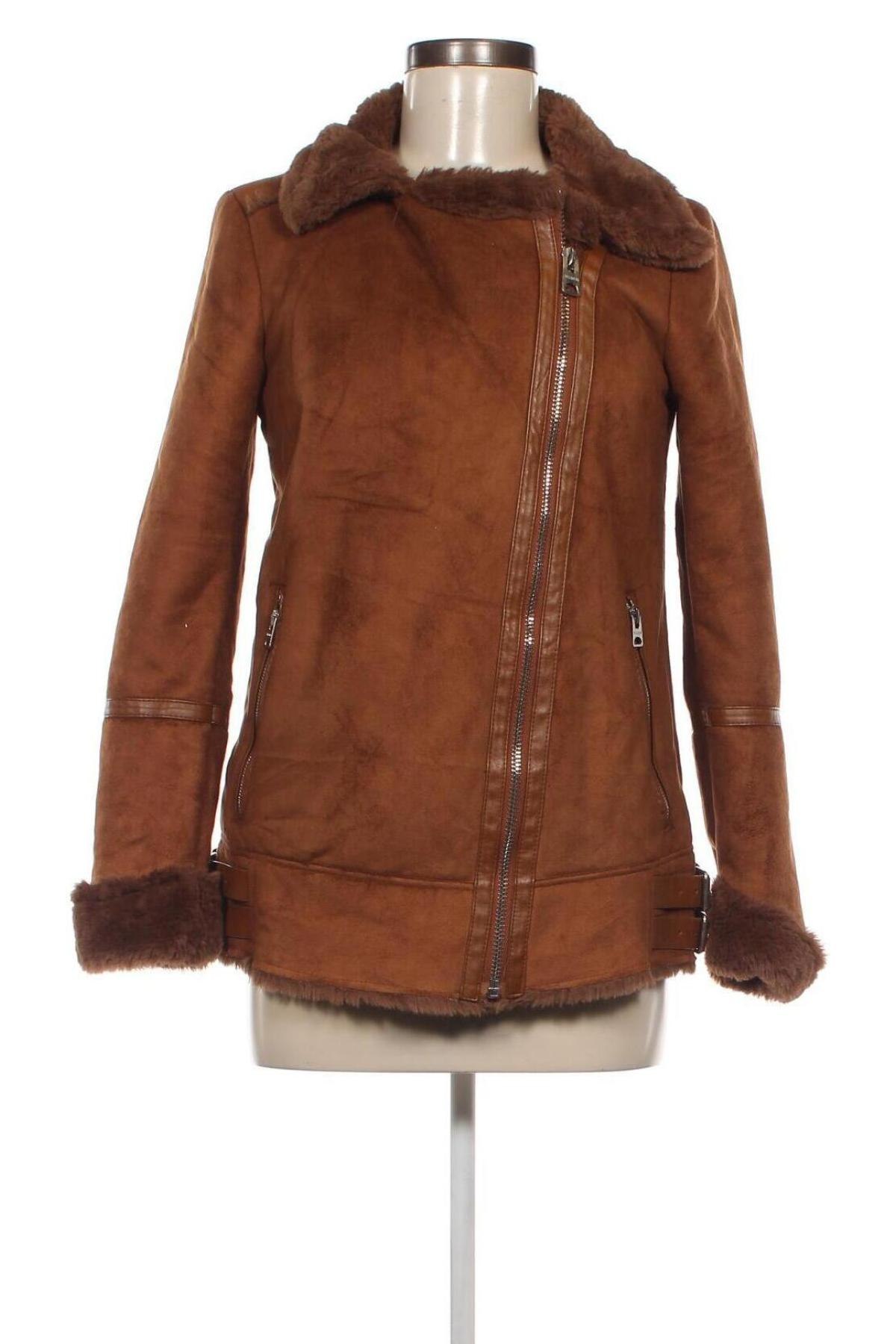 Damenjacke Pull&Bear, Größe S, Farbe Braun, Preis 18,99 €