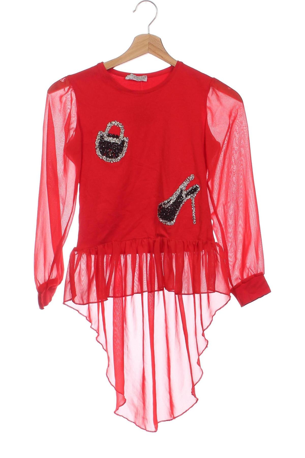 Kinder Shirt, Größe 7-8y/ 128-134 cm, Farbe Rot, Preis € 6,14