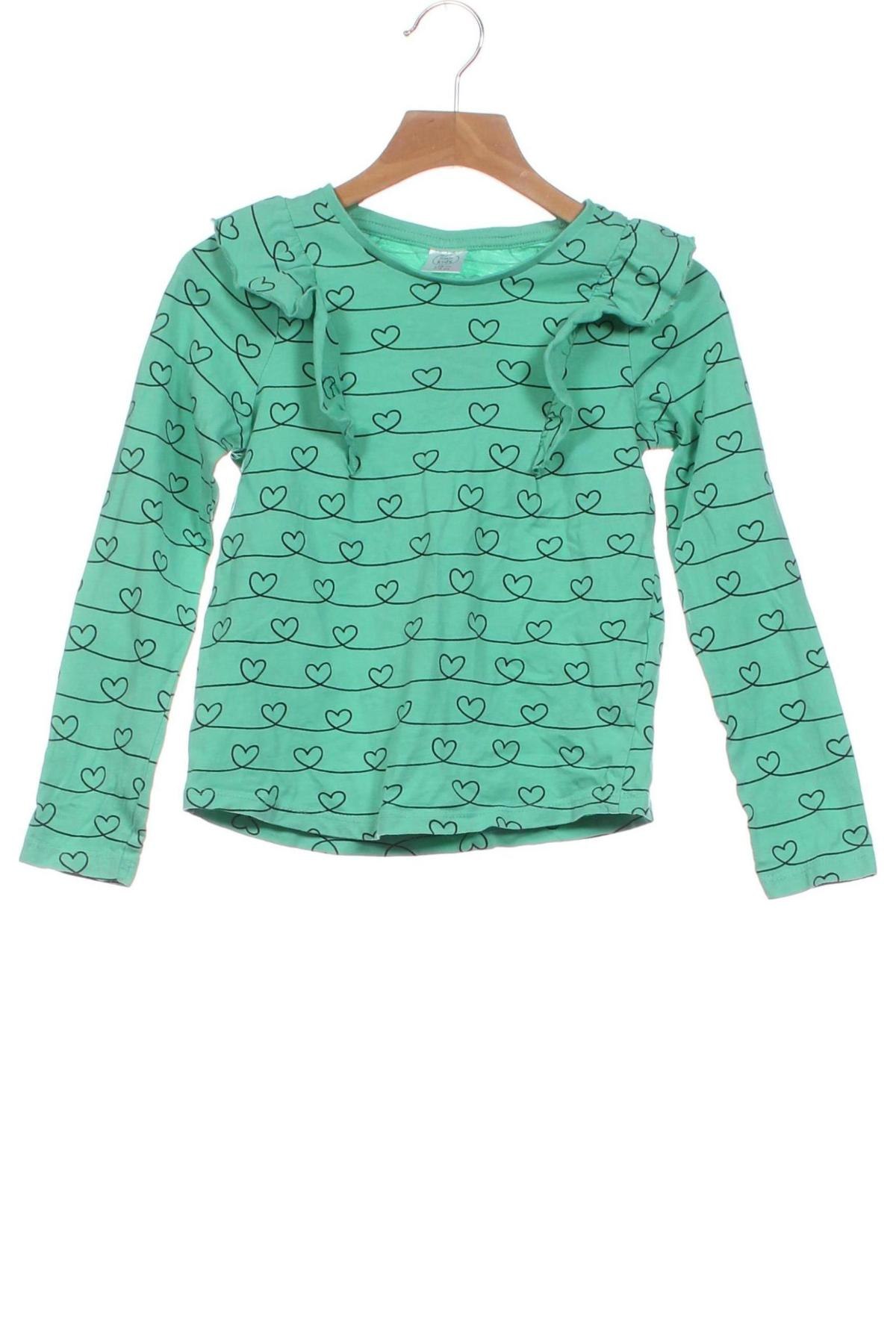 Kinder Shirt, Größe 7-8y/ 128-134 cm, Farbe Grün, Preis € 3,99