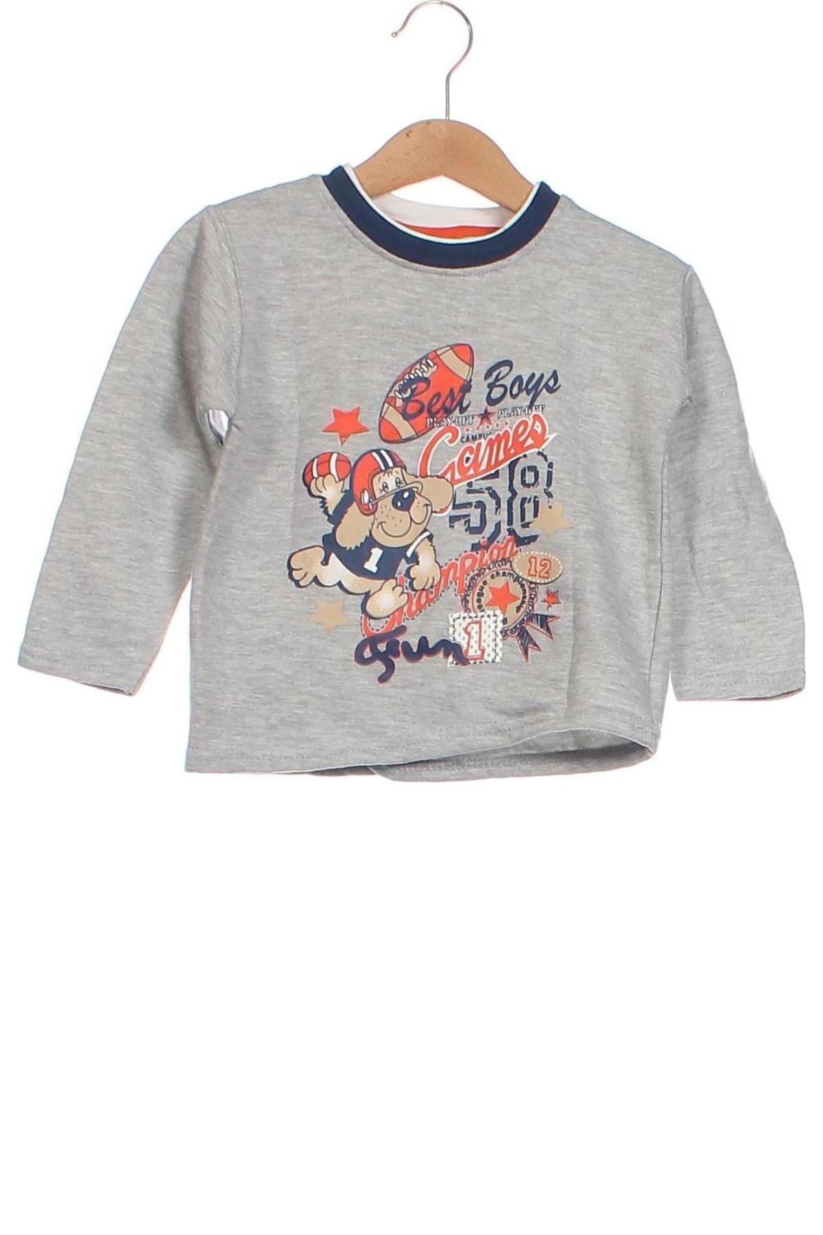 Kinder Shirt Ergee, Größe 12-18m/ 80-86 cm, Farbe Grau, Preis 5,49 €