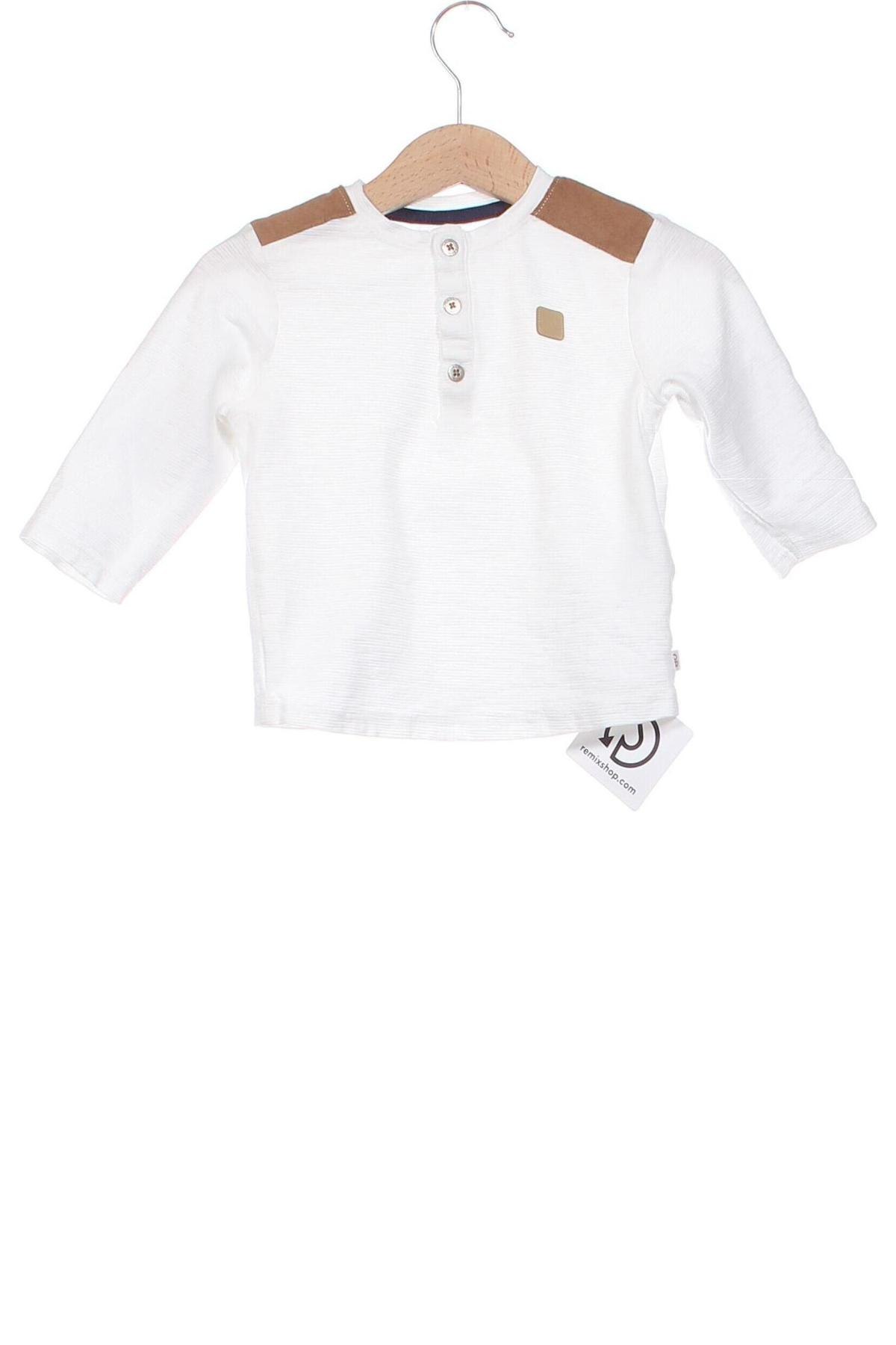 Kinder Shirt Obaibi, Größe 9-12m/ 74-80 cm, Farbe Weiß, Preis 3,99 €