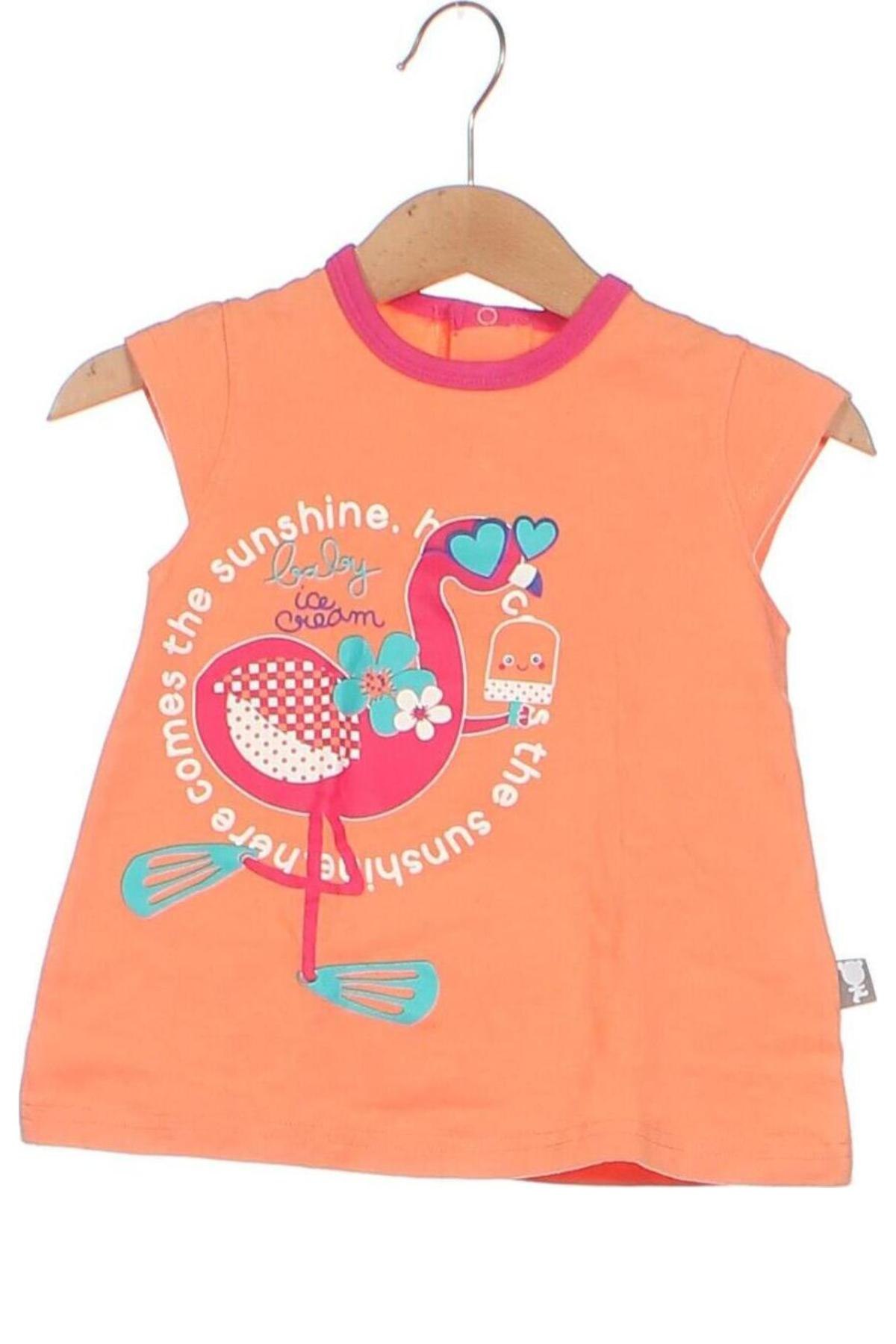 Kinder Shirt Petit Beguin, Größe 18-24m/ 86-98 cm, Farbe Orange, Preis 9,49 €