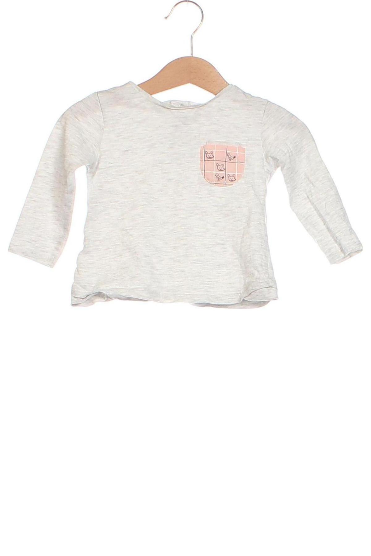 Kinder Shirt Zara, Größe 6-9m/ 68-74 cm, Farbe Grau, Preis € 4,99