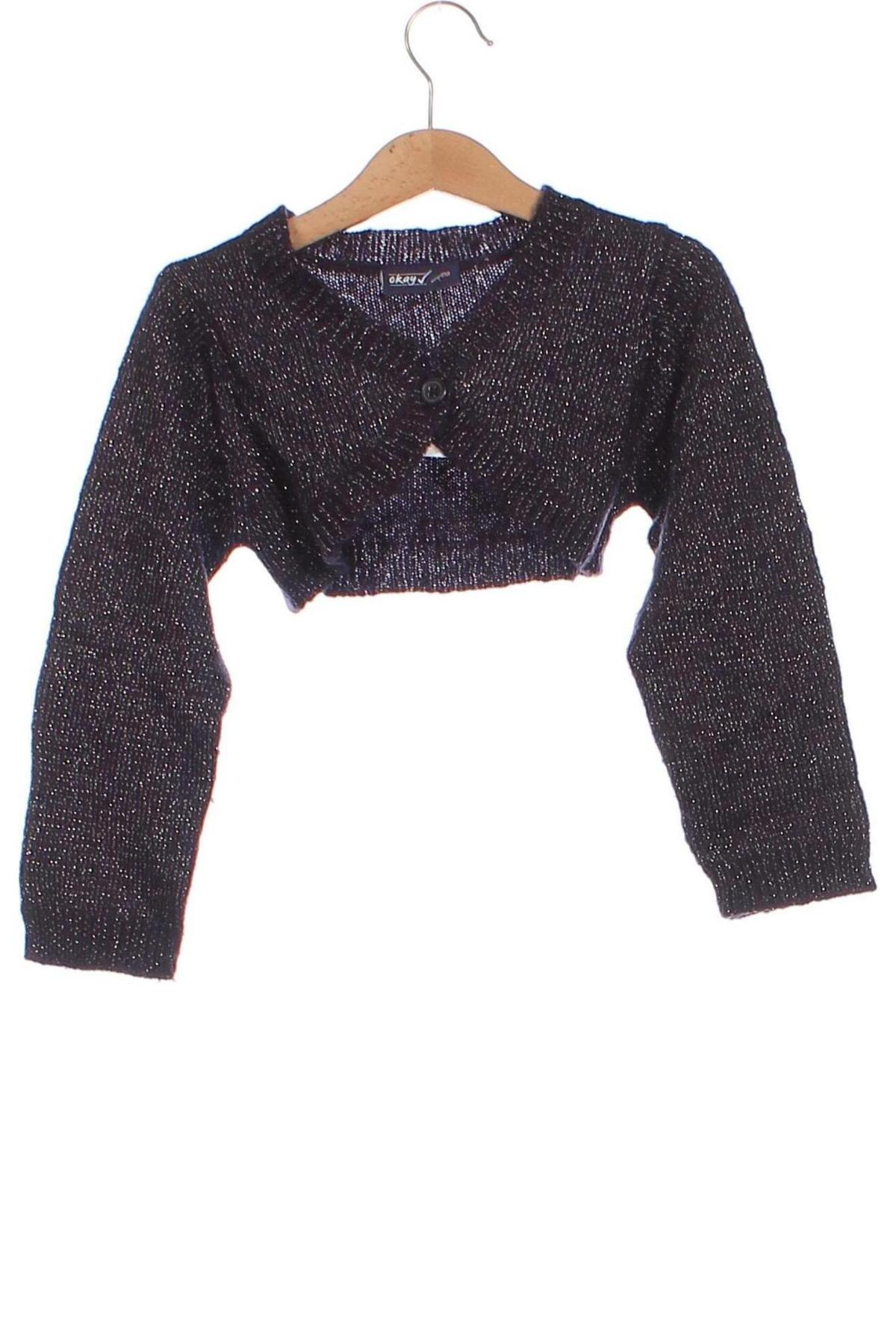 Kinder Strickjacke Okay, Größe 3-4y/ 104-110 cm, Farbe Blau, Preis € 11,99