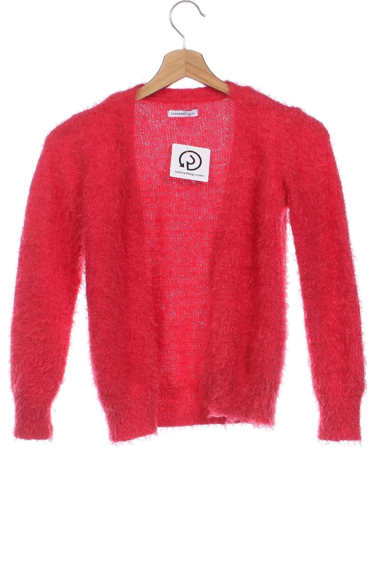 Kinder Strickjacke Reserved, Größe 6-7y/ 122-128 cm, Farbe Rot, Preis € 5,99