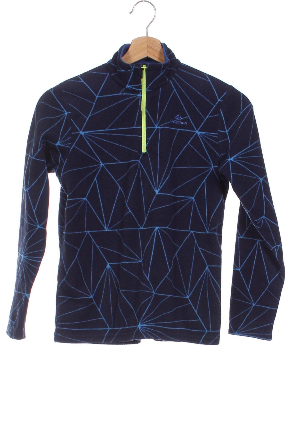 Kinder Fleece Shirt Decathlon, Größe 11-12y/ 152-158 cm, Farbe Blau, Preis 8,99 €