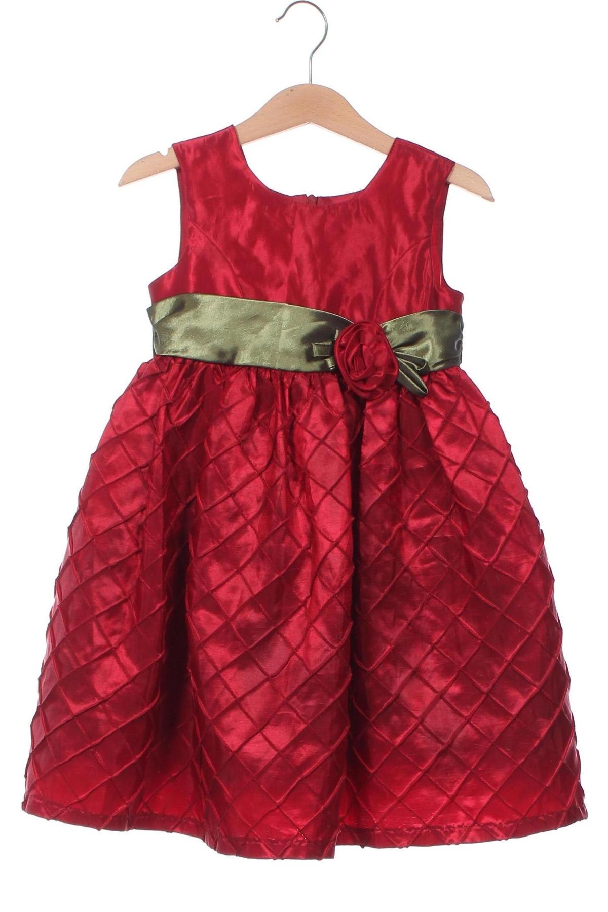 Kinderkleid, Größe 2-3y/ 98-104 cm, Farbe Rot, Preis € 12,23