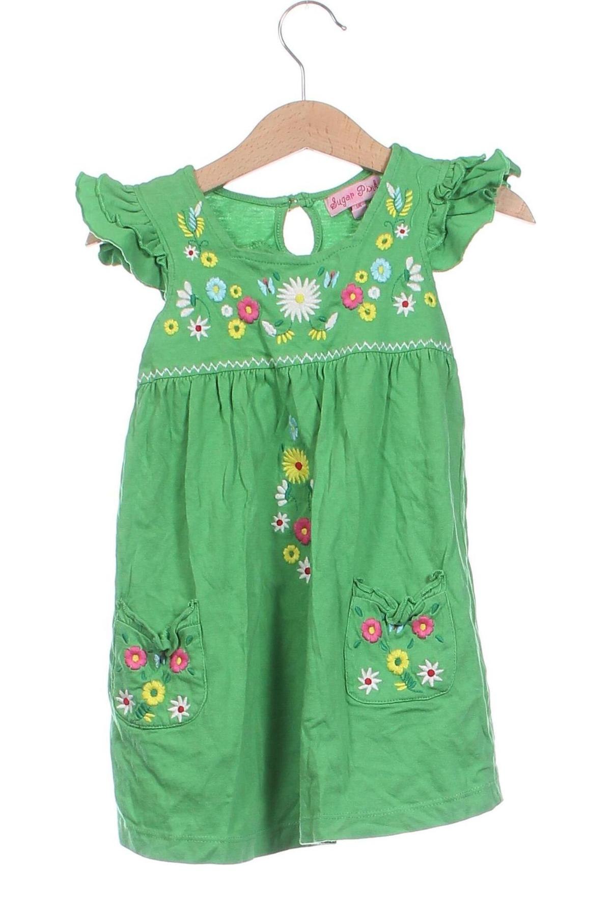 Rochie pentru copii, Mărime 2-3y/ 98-104 cm, Culoare Verde, Preț 47,99 Lei