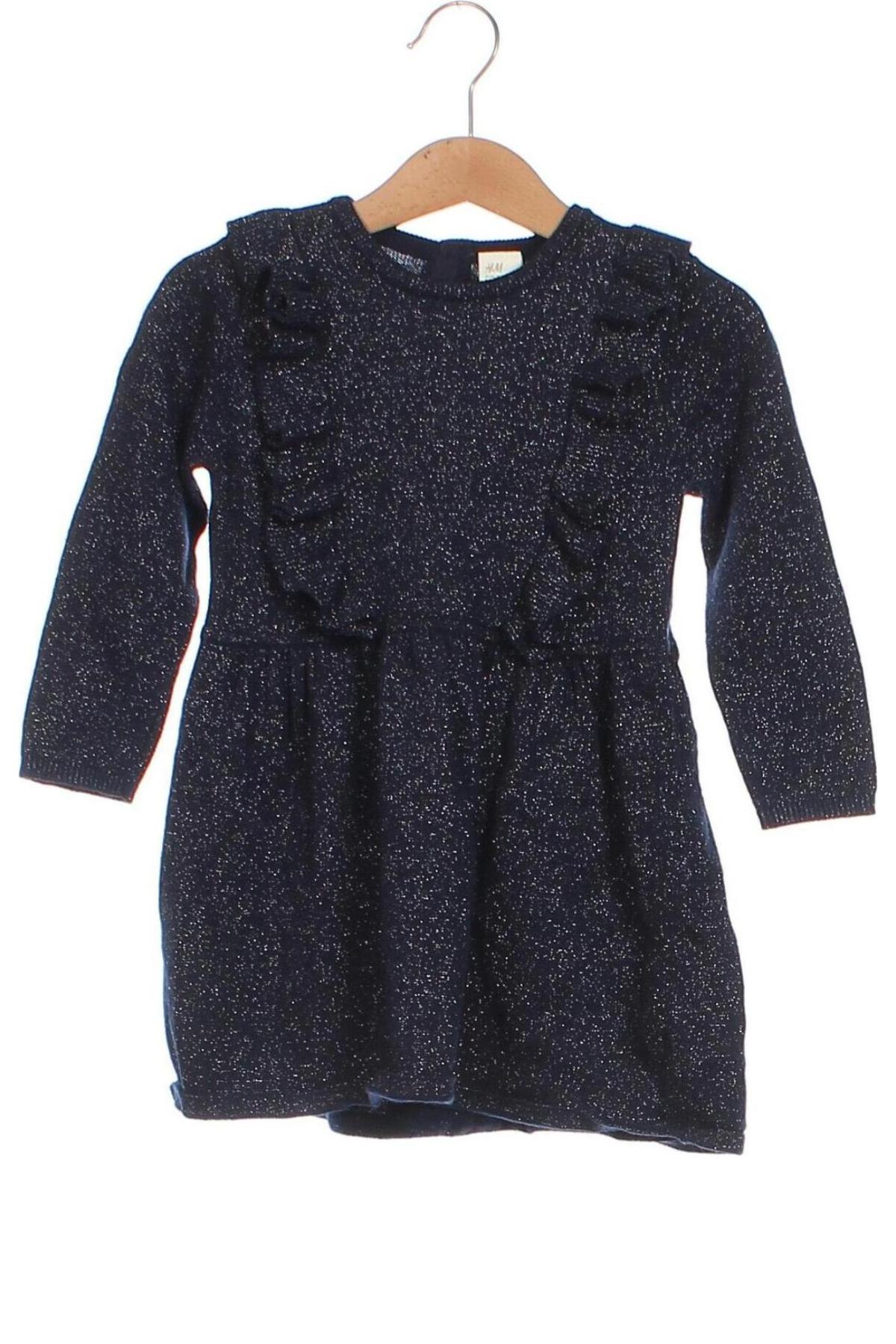 Kinderkleid H&M, Größe 12-18m/ 80-86 cm, Farbe Blau, Preis € 10,49