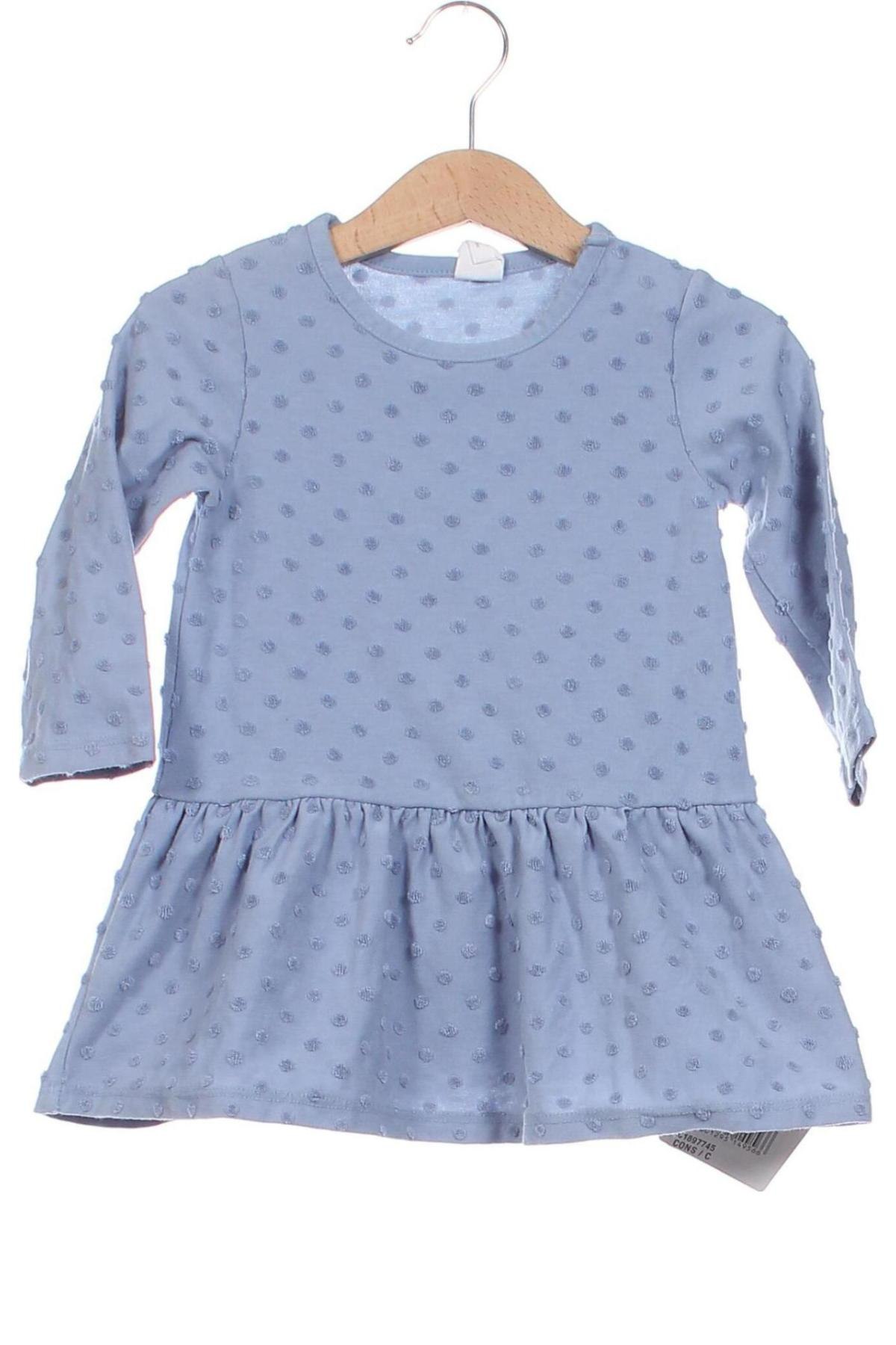 Kinderkleid H&M, Größe 12-18m/ 80-86 cm, Farbe Blau, Preis € 7,99