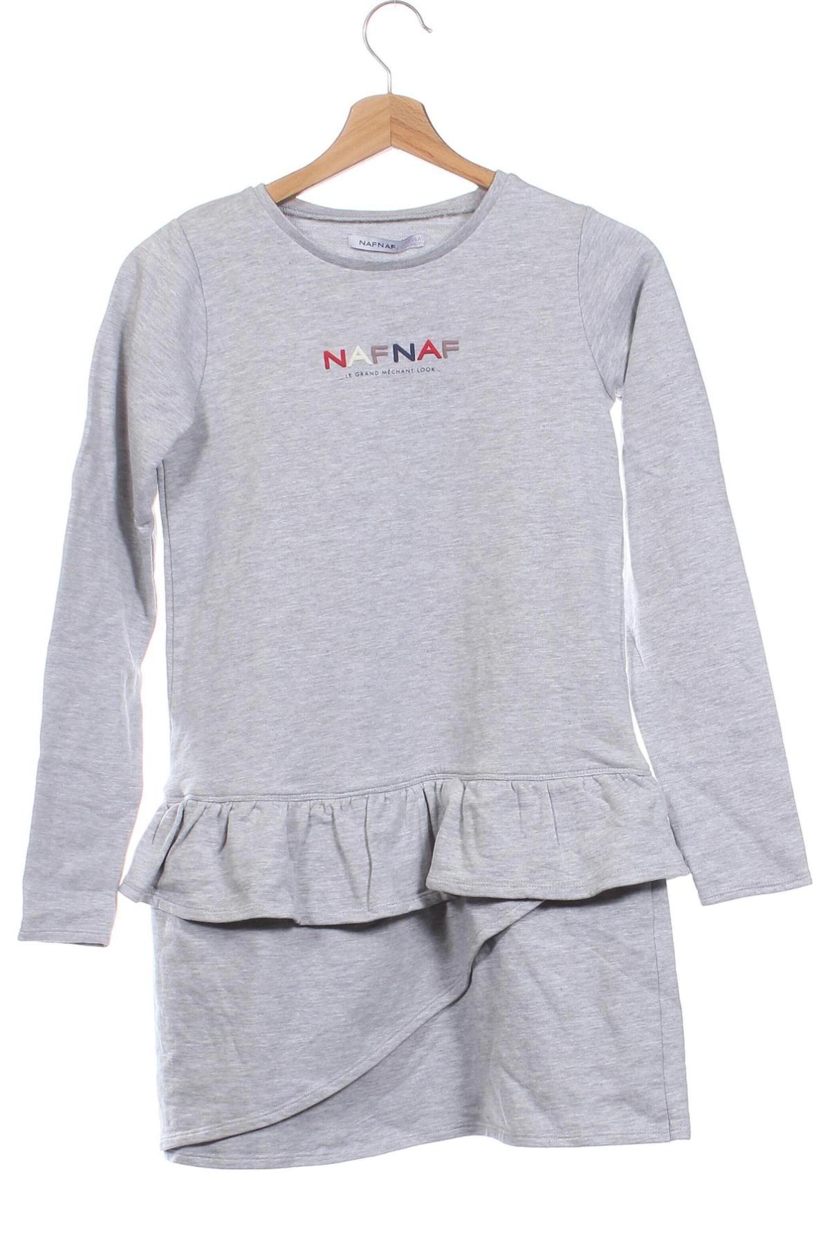 Kinderkleid Naf Naf, Größe 12-13y/ 158-164 cm, Farbe Grau, Preis 6,99 €