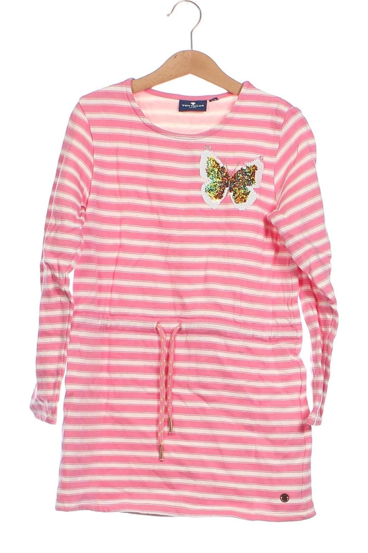 Kinderkleid Tom Tailor, Größe 7-8y/ 128-134 cm, Farbe Rosa, Preis € 9,99