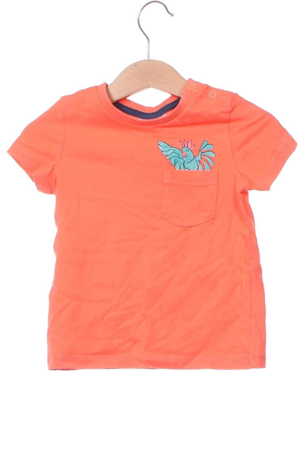 Kinder T-Shirt, Größe 9-12m/ 74-80 cm, Farbe Orange, Preis 3,99 €