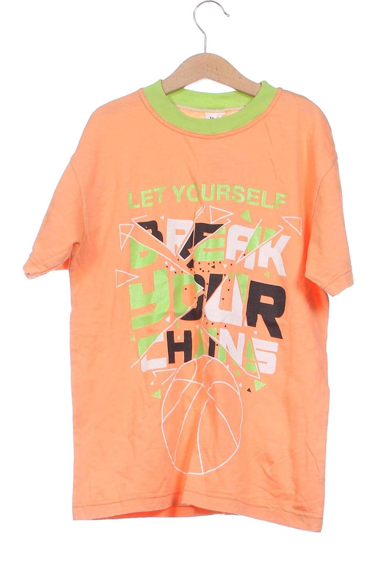 Kinder T-Shirt, Größe 9-10y/ 140-146 cm, Farbe Orange, Preis 3,99 €