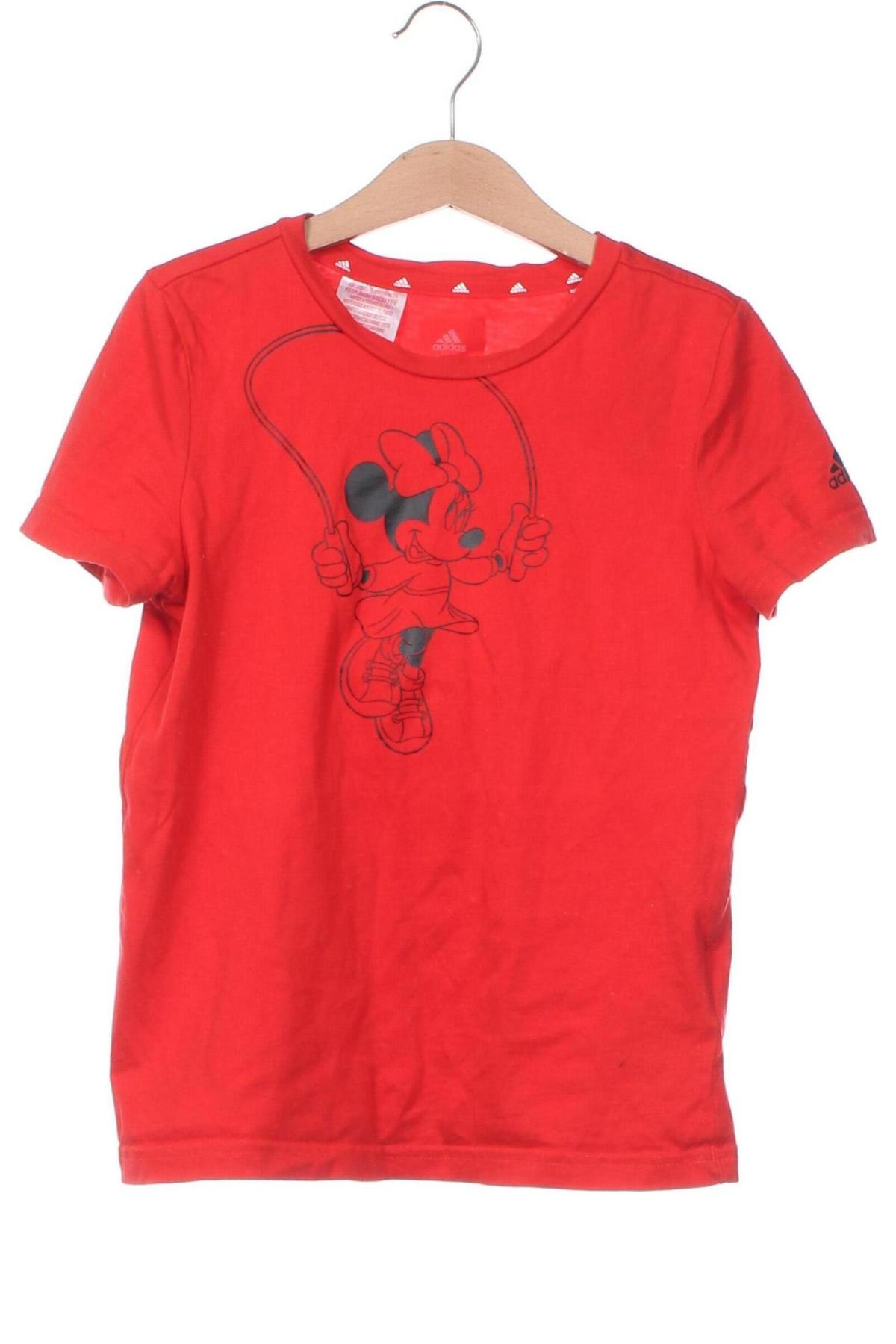 Kinder T-Shirt Adidas, Größe 8-9y/ 134-140 cm, Farbe Rot, Preis 7,99 €