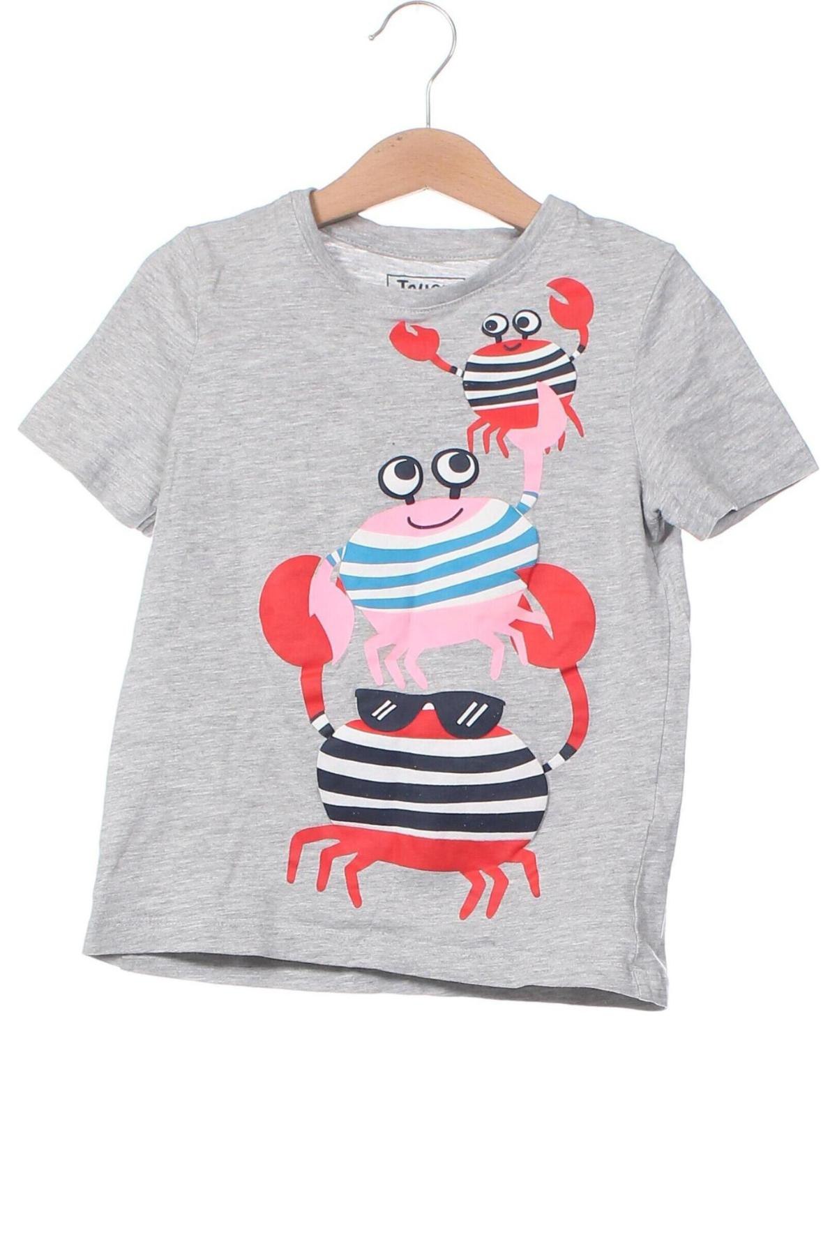 Kinder T-Shirt C&A, Größe 5-6y/ 116-122 cm, Farbe Grau, Preis 3,99 €