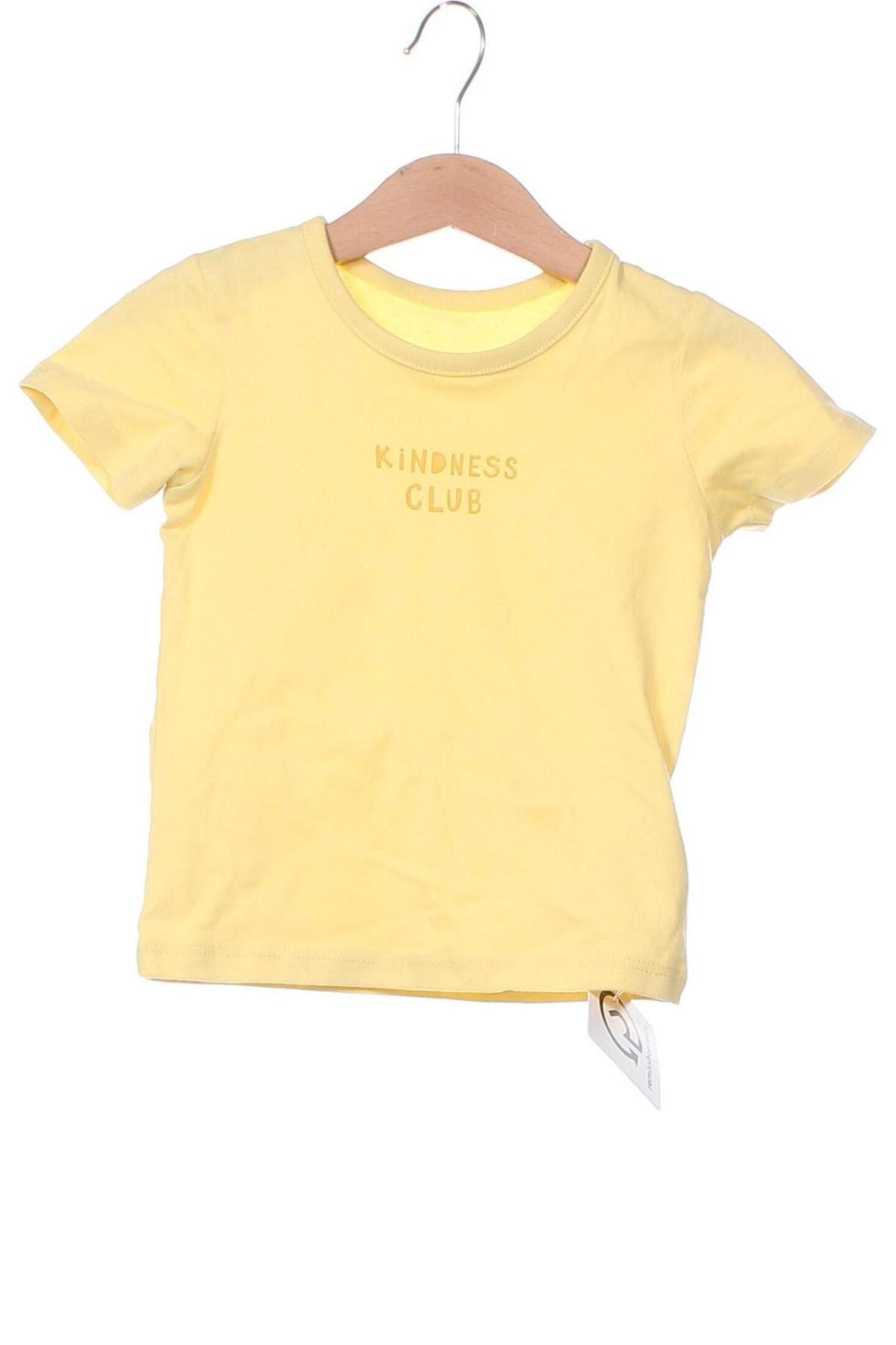 Kinder T-Shirt George, Größe 9-12m/ 74-80 cm, Farbe Gelb, Preis 5,21 €