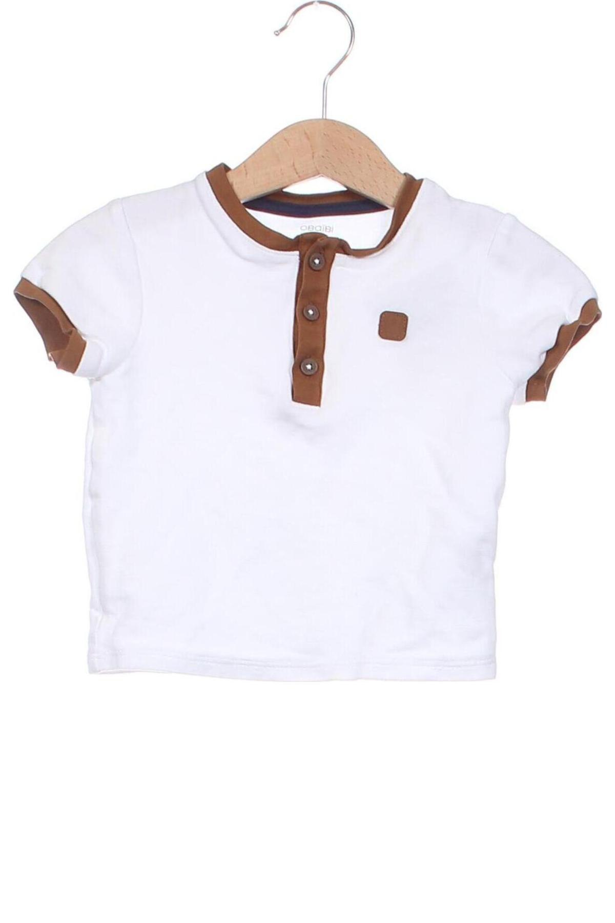 Kinder T-Shirt Obaibi, Größe 9-12m/ 74-80 cm, Farbe Weiß, Preis 3,99 €