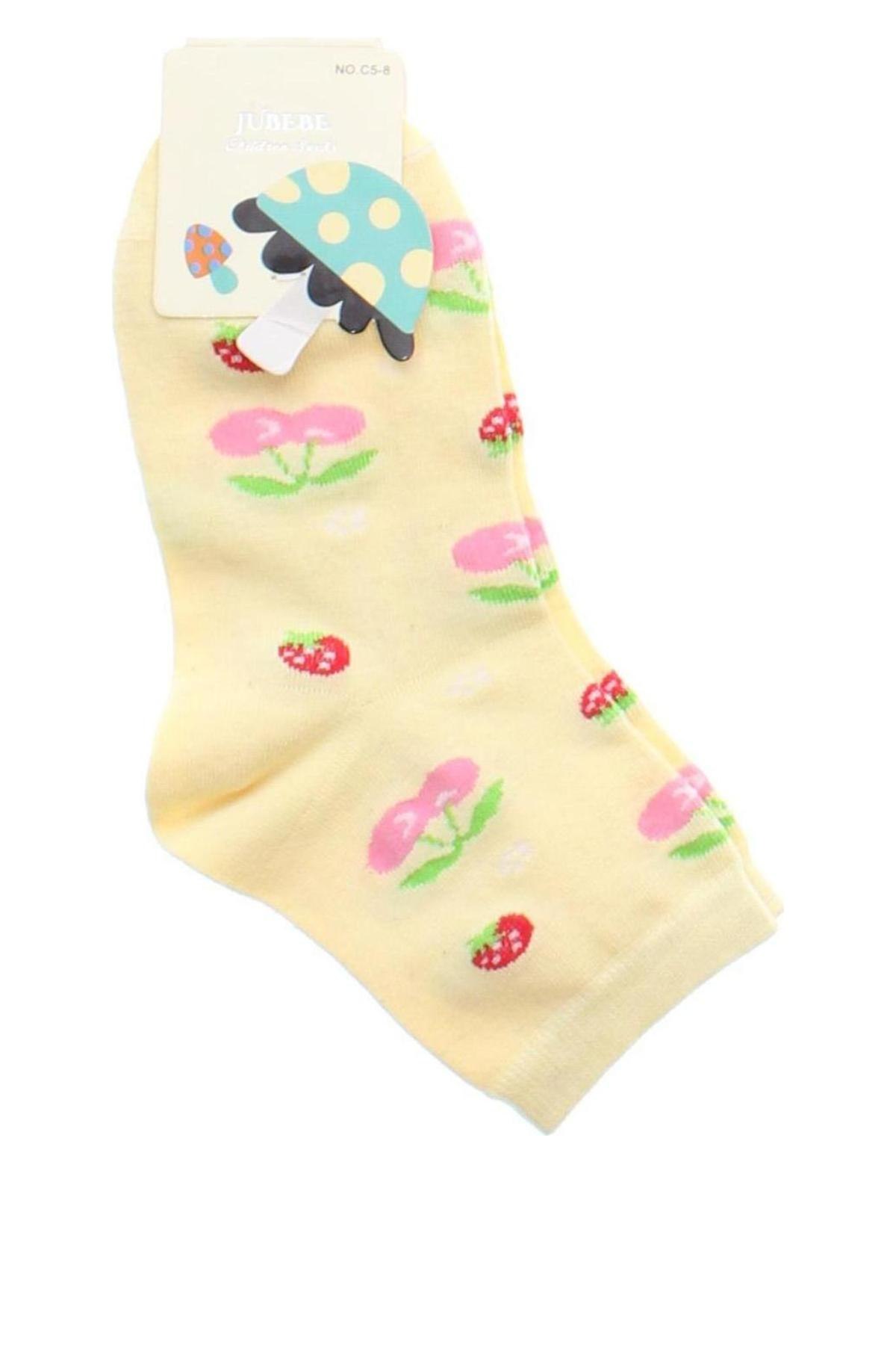 Kinder Socken, Größe 8-9y/ 134-140 cm, Farbe Gelb, Preis 7,99 €