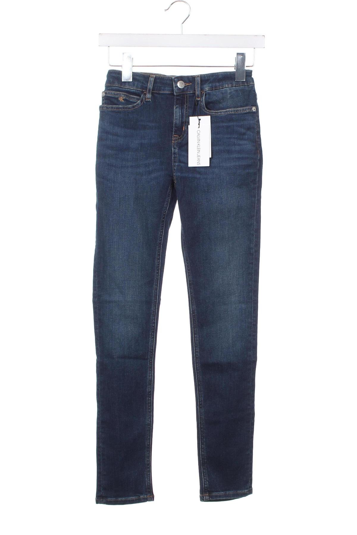 Dětské džíny  Calvin Klein Jeans, Velikost 11-12y/ 152-158 cm, Barva Modrá, Cena  1 256,00 Kč