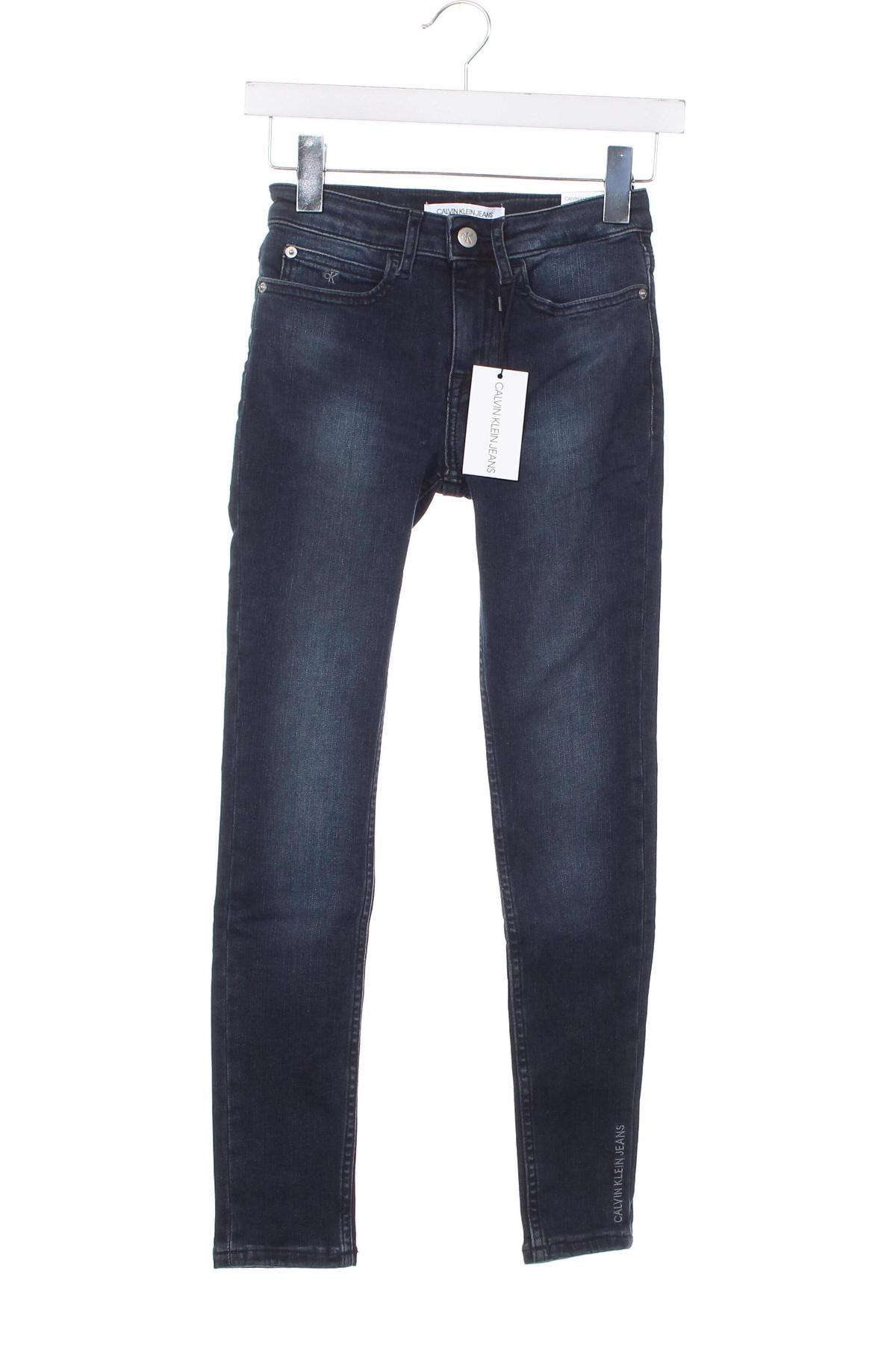 Dětské džíny  Calvin Klein Jeans, Velikost 9-10y/ 140-146 cm, Barva Modrá, Cena  1 260,00 Kč