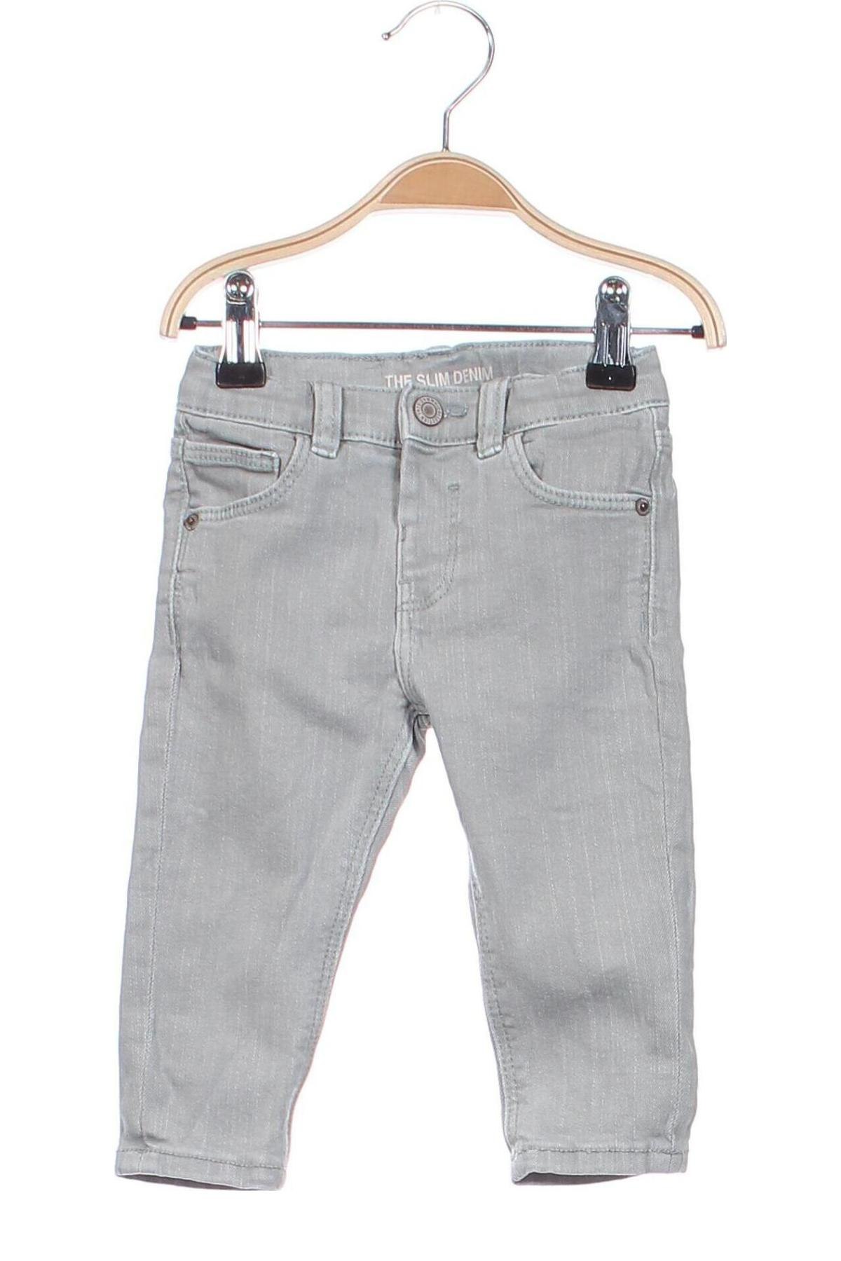 Kinderjeans Zara, Größe 9-12m/ 74-80 cm, Farbe Grau, Preis 5,99 €