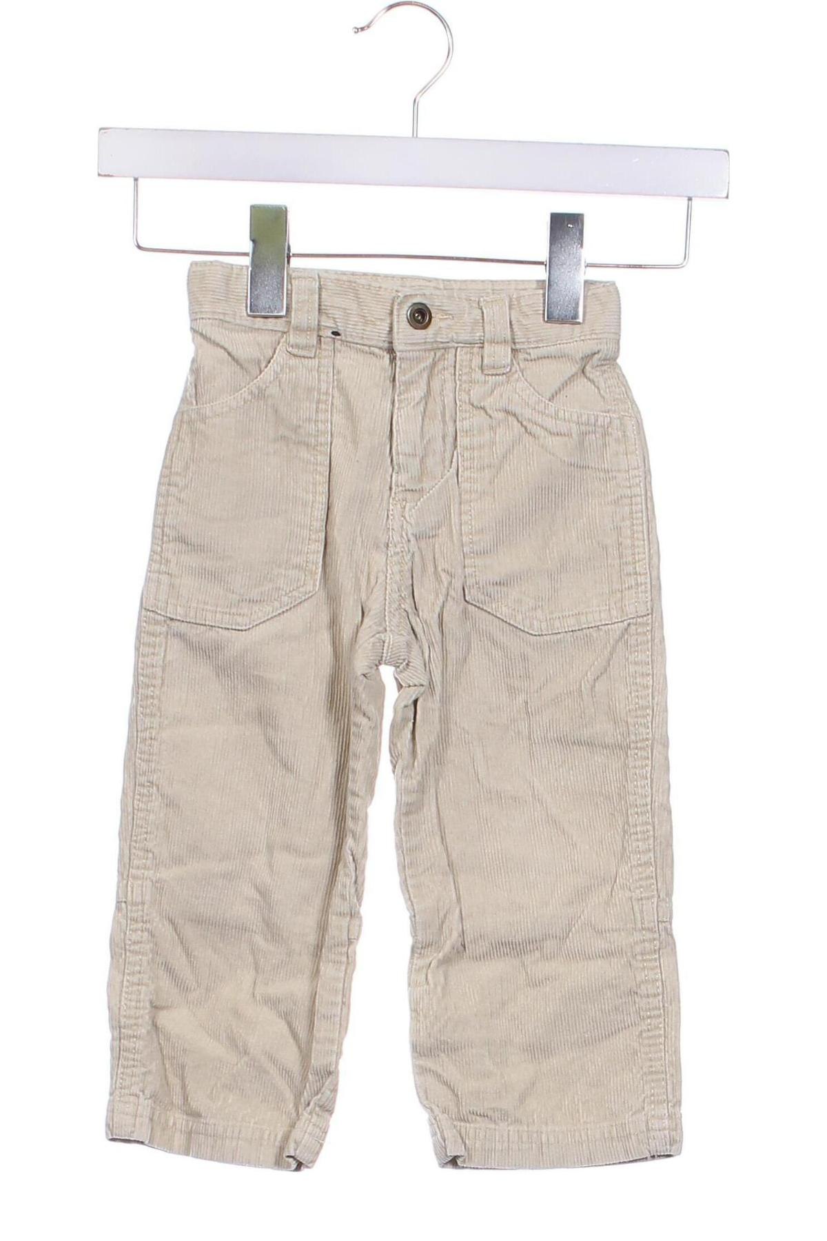 Pantaloni de catifea reiată, pentru copii Cherokee, Mărime 2-3y/ 98-104 cm, Culoare Bej, Preț 41,99 Lei