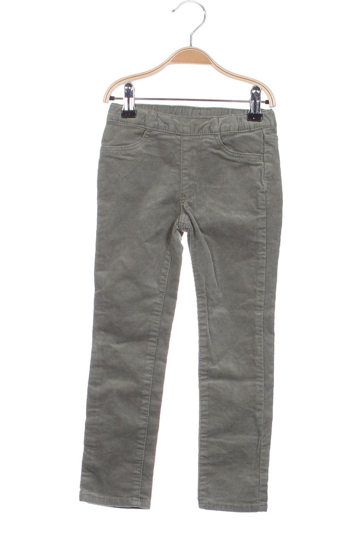 Pantaloni de catifea reiată, pentru copii H&M, Mărime 3-4y/ 104-110 cm, Culoare Verde, Preț 47,99 Lei