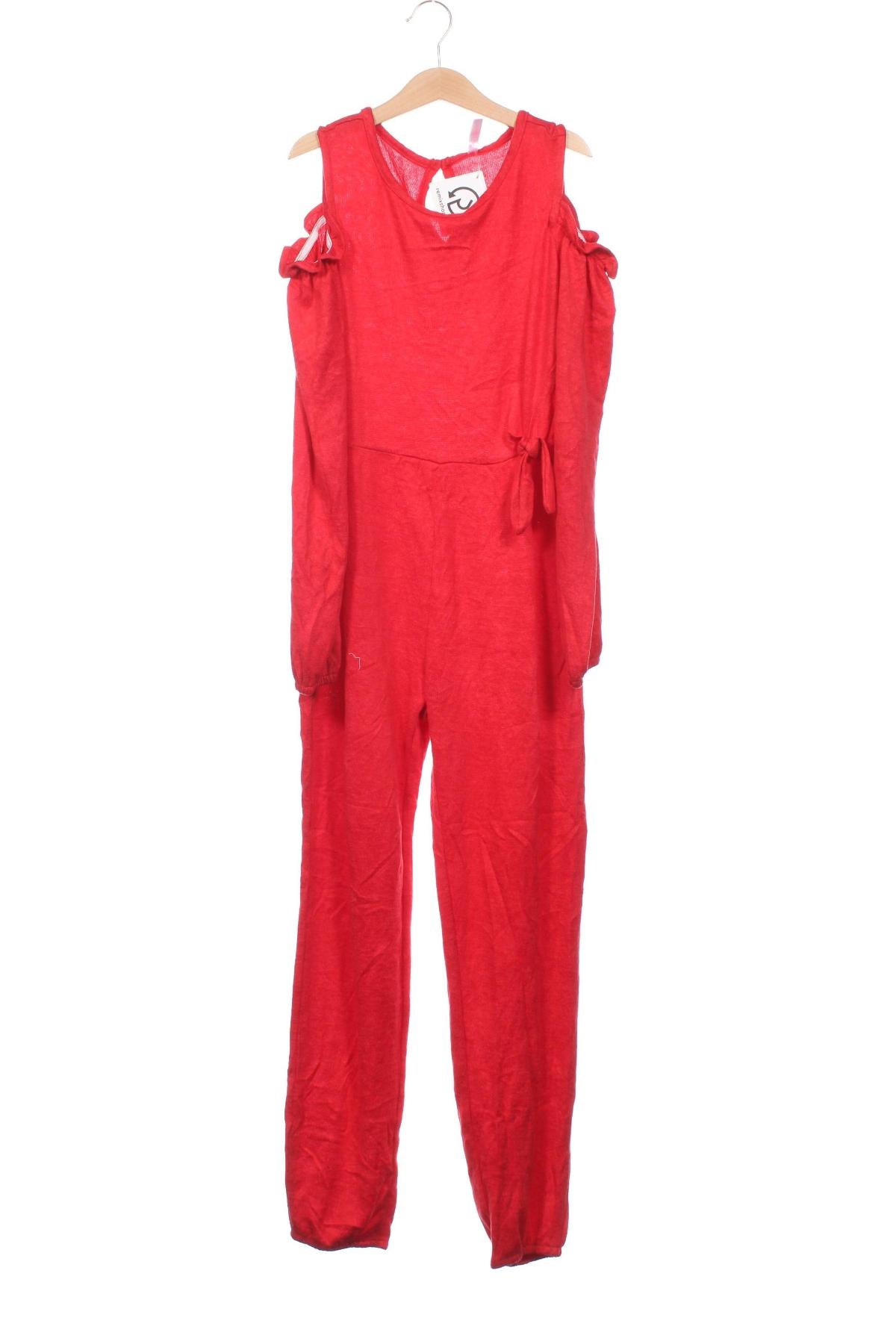 Kinder Overall, Größe 10-11y/ 146-152 cm, Farbe Rot, Preis 9,49 €