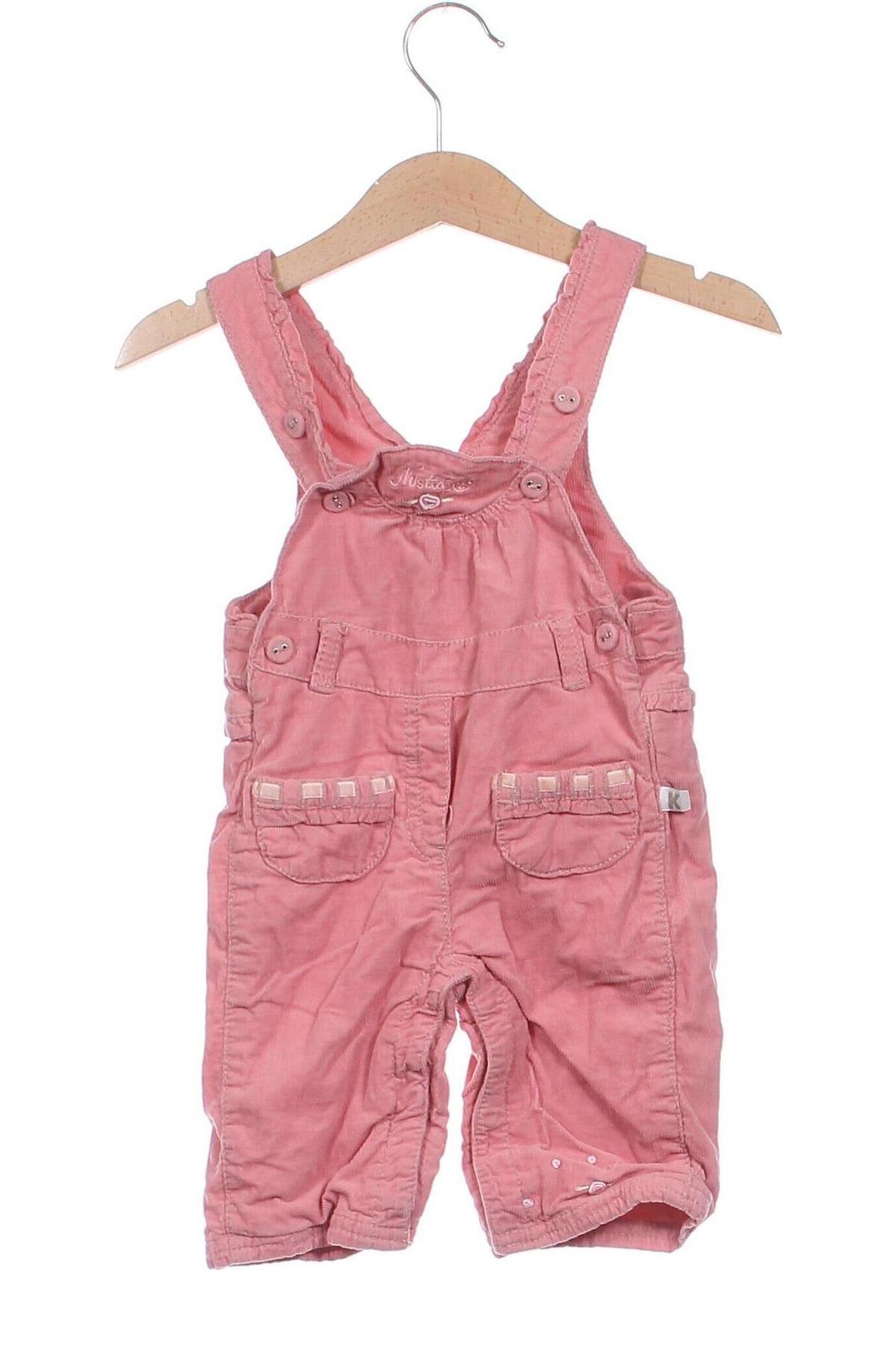 Kinder Overall Kanz, Größe 2-3m/ 56-62 cm, Farbe Rosa, Preis 11,99 €