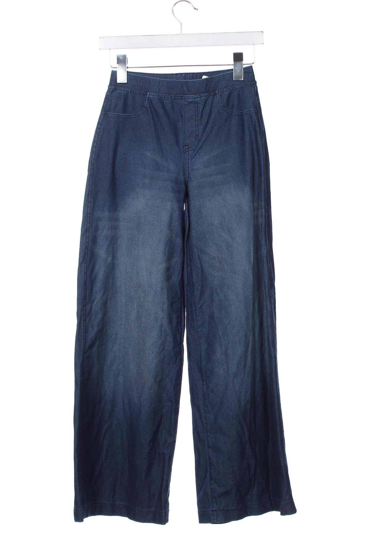 Pantaloni pentru copii H&M, Mărime 11-12y/ 152-158 cm, Culoare Albastru, Preț 69,99 Lei