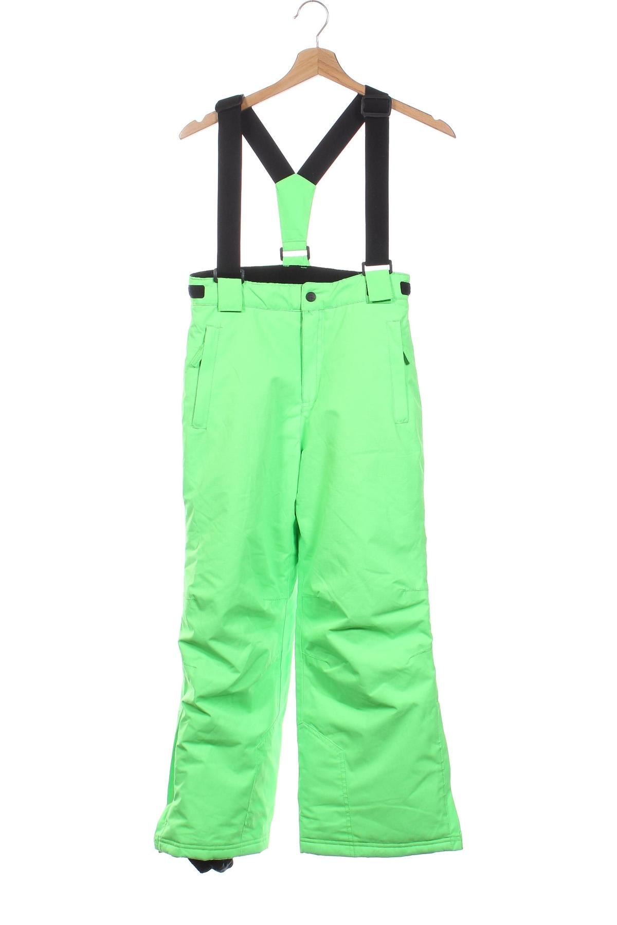 Pantaloni pentru copii pentru sporturi de iarnă Y.F.K., Mărime 8-9y/ 134-140 cm, Culoare Verde, Preț 78,99 Lei