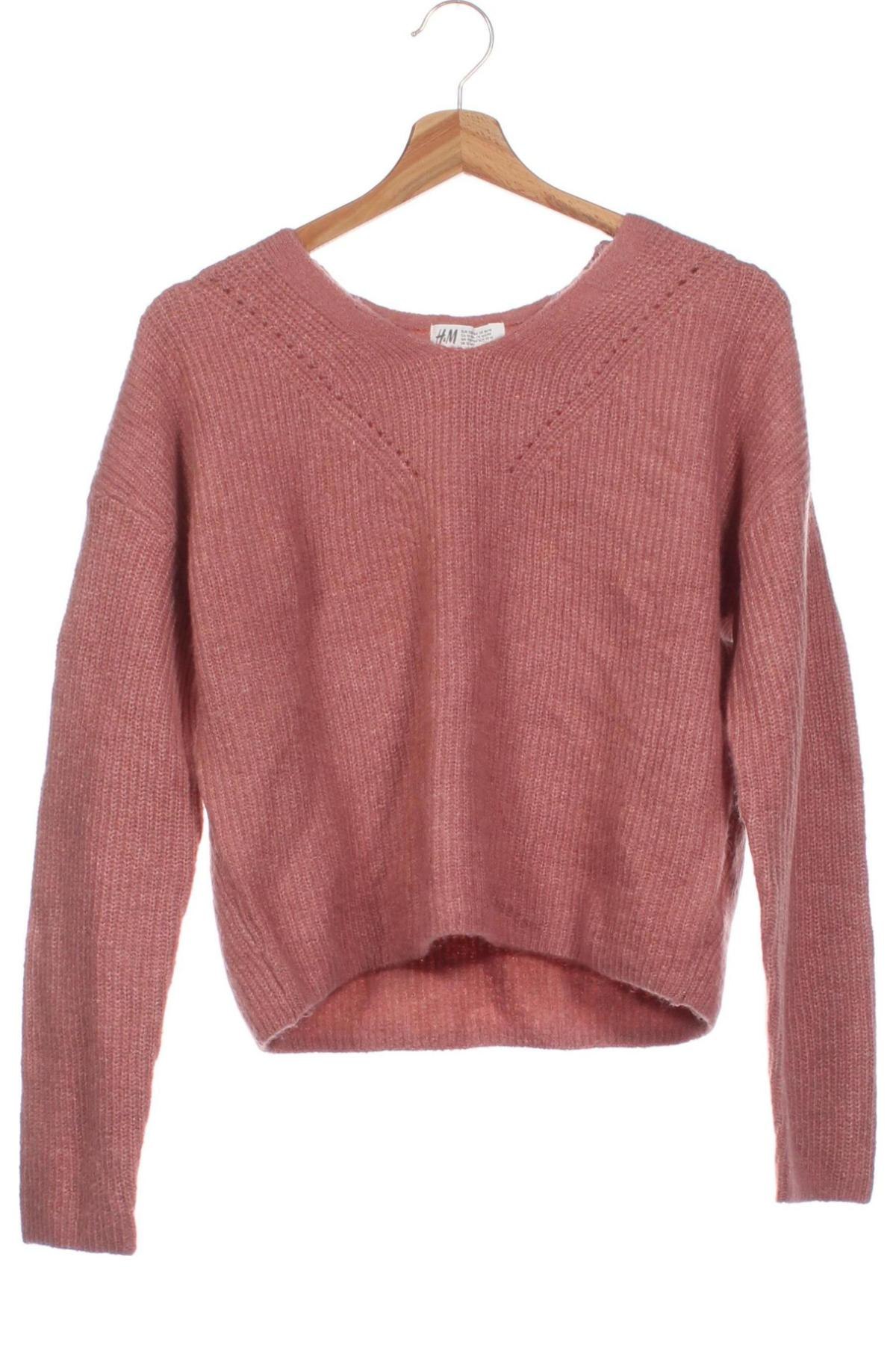 Kinderpullover H&M, Größe 12-13y/ 158-164 cm, Farbe Rosa, Preis € 6,99