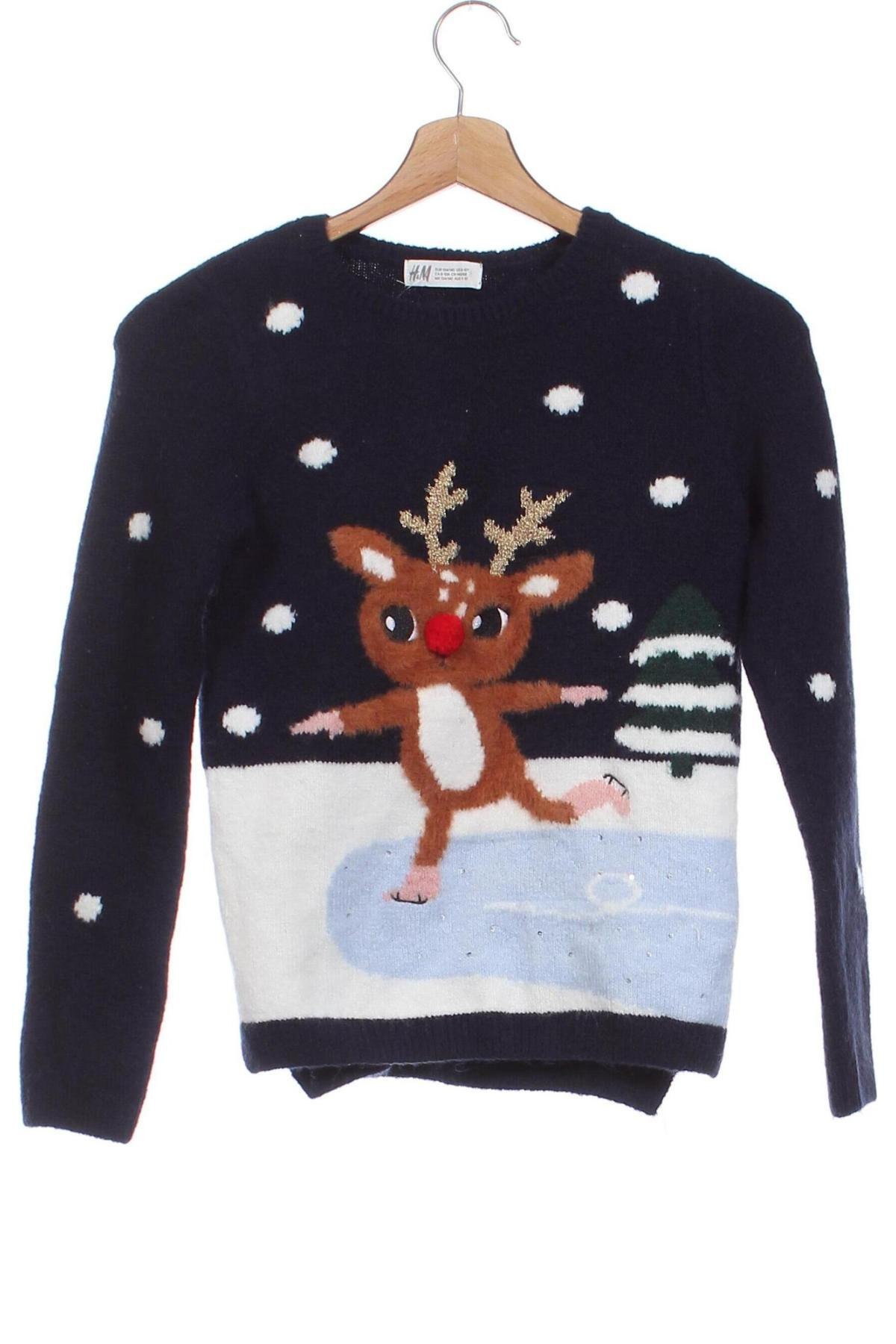 Dziecięcy sweter H&M, Rozmiar 8-9y/ 134-140 cm, Kolor Niebieski, Cena 38,75 zł