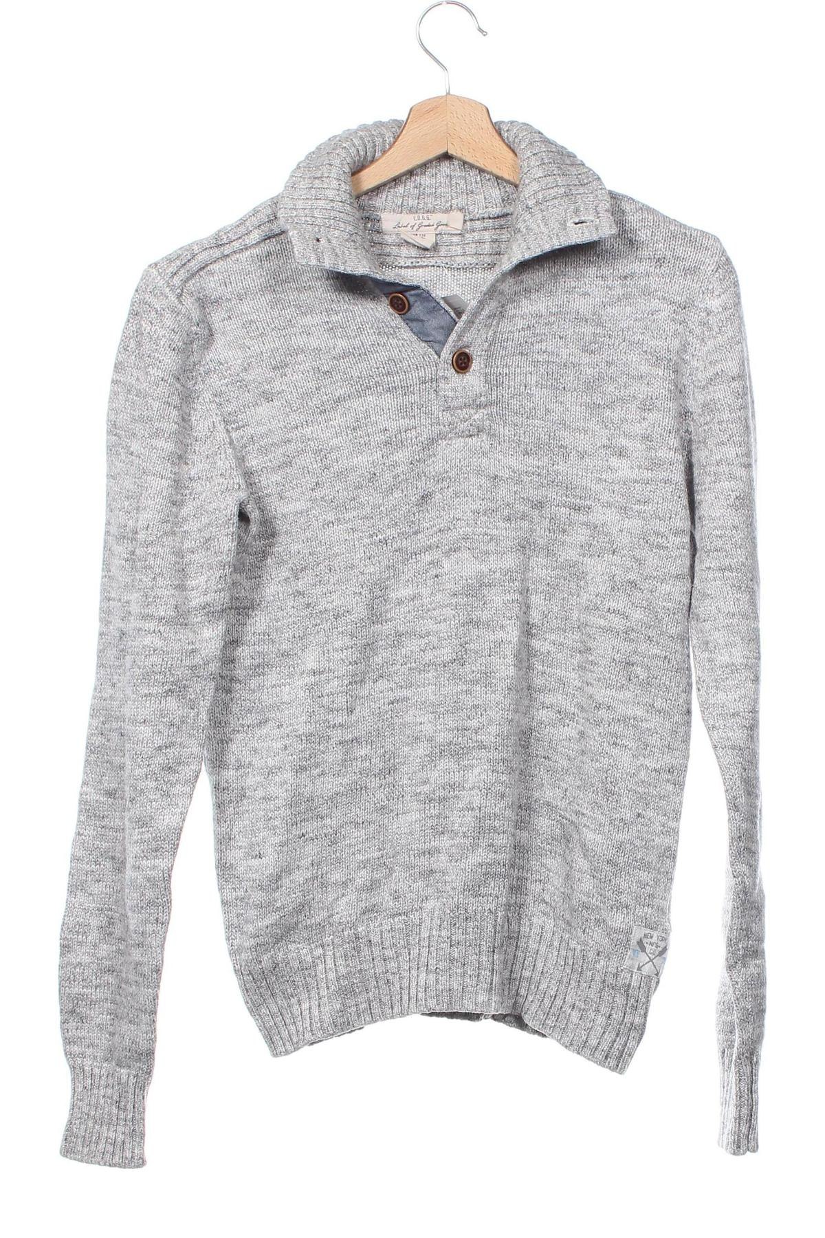 Detský sveter  H&M L.O.G.G., Veľkosť 15-18y/ 170-176 cm, Farba Sivá, Cena  9,95 €