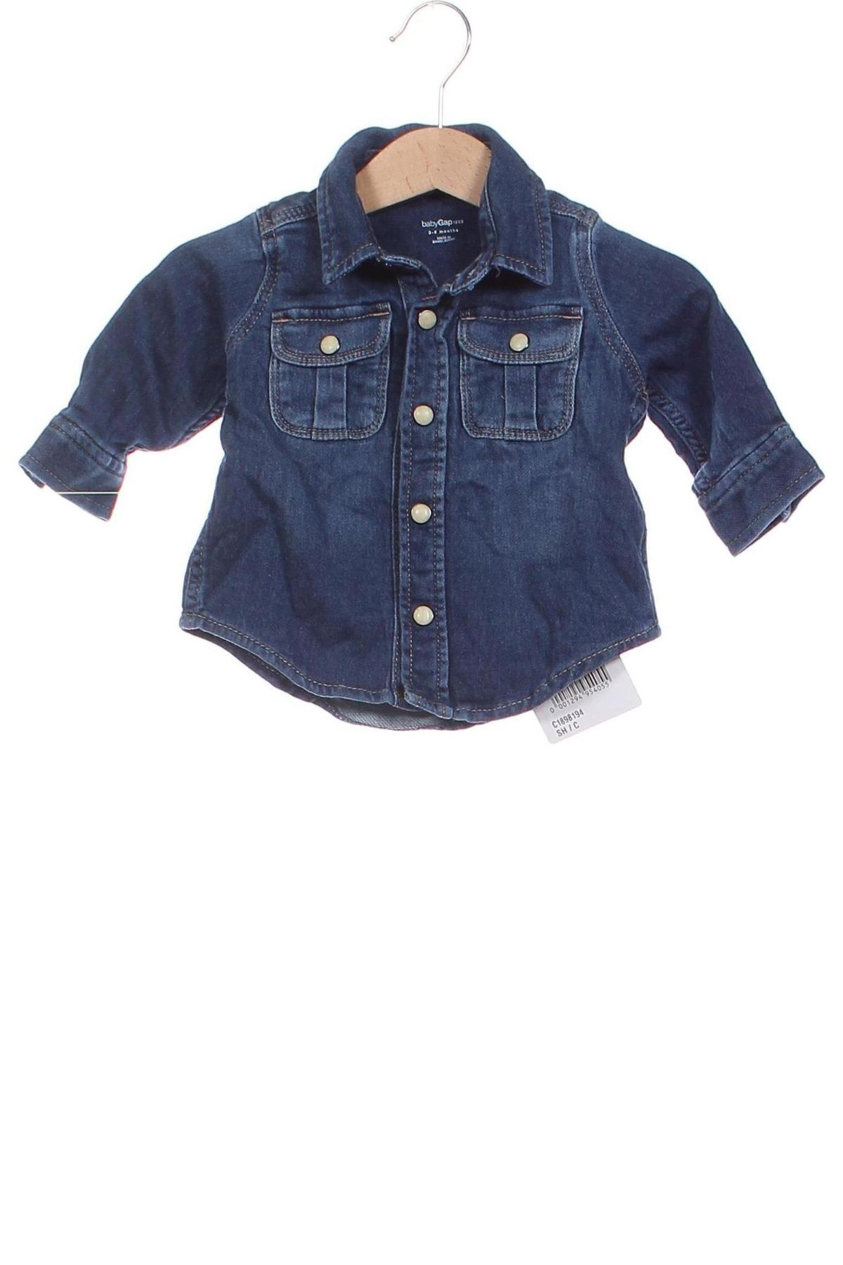 Kinder Jeansjacke, Größe 3-6m/ 62-68 cm, Farbe Blau, Preis € 15,99