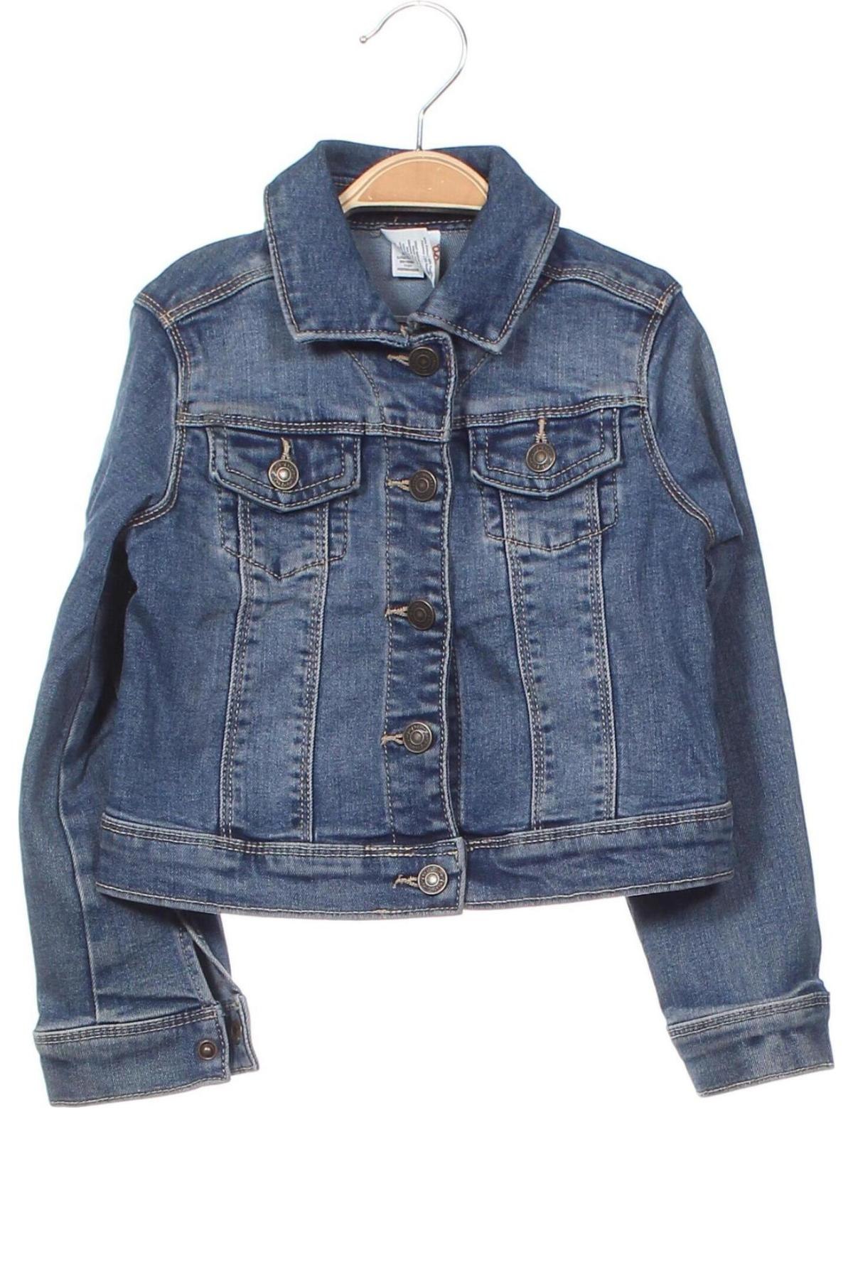 Kinder Jeansjacke Jumping Beans, Größe 4-5y/ 110-116 cm, Farbe Blau, Preis 13,99 €