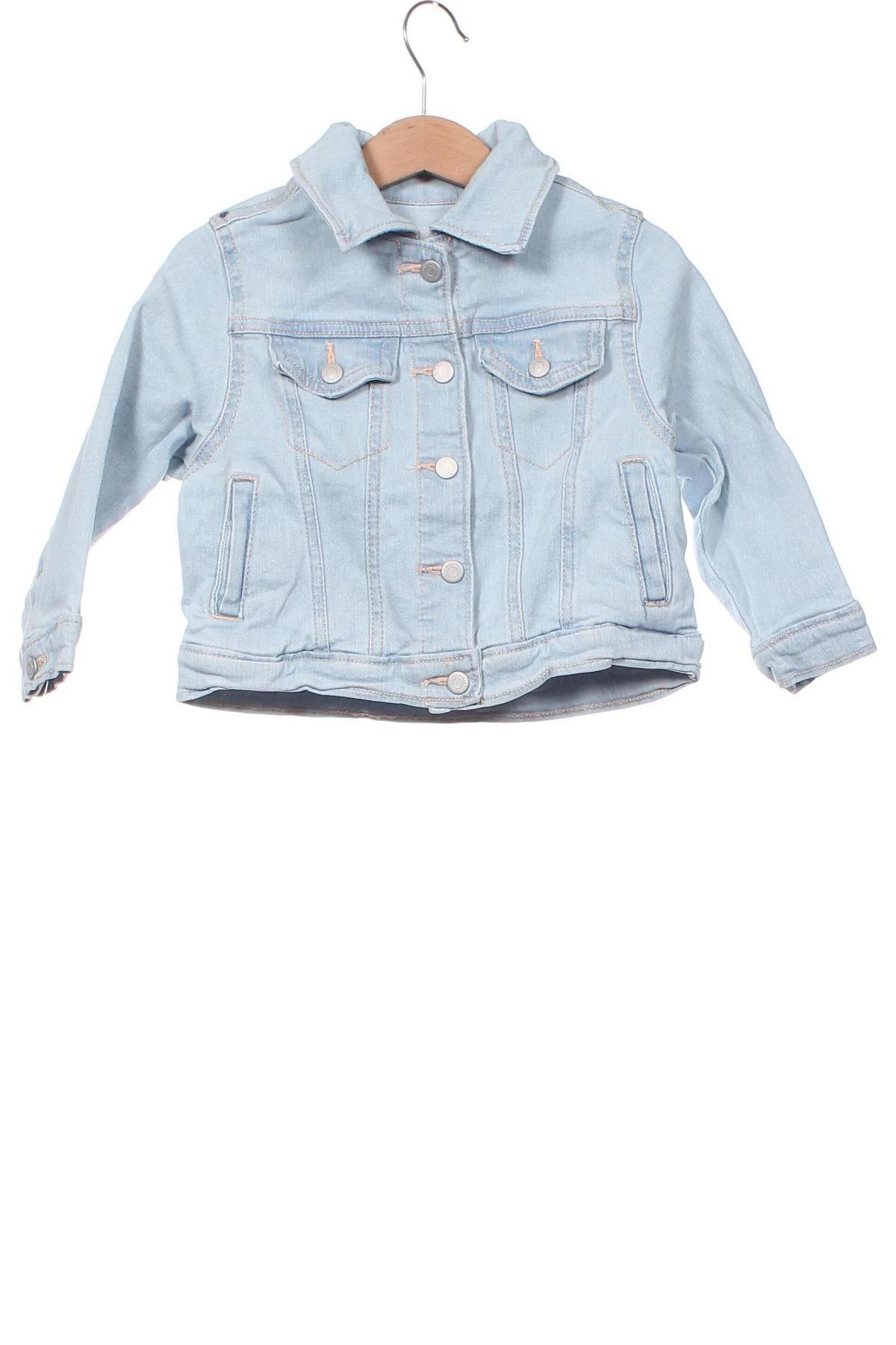 Kinder Jeansjacke Old Navy, Größe 18-24m/ 86-98 cm, Farbe Blau, Preis 13,49 €